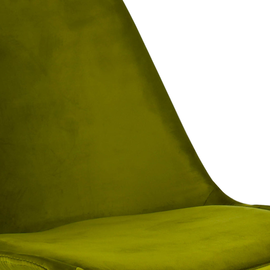 Esszimmerstuhl Velvet - Grün & Gold-Esszimmerstühle-Kick Collection-le canapé