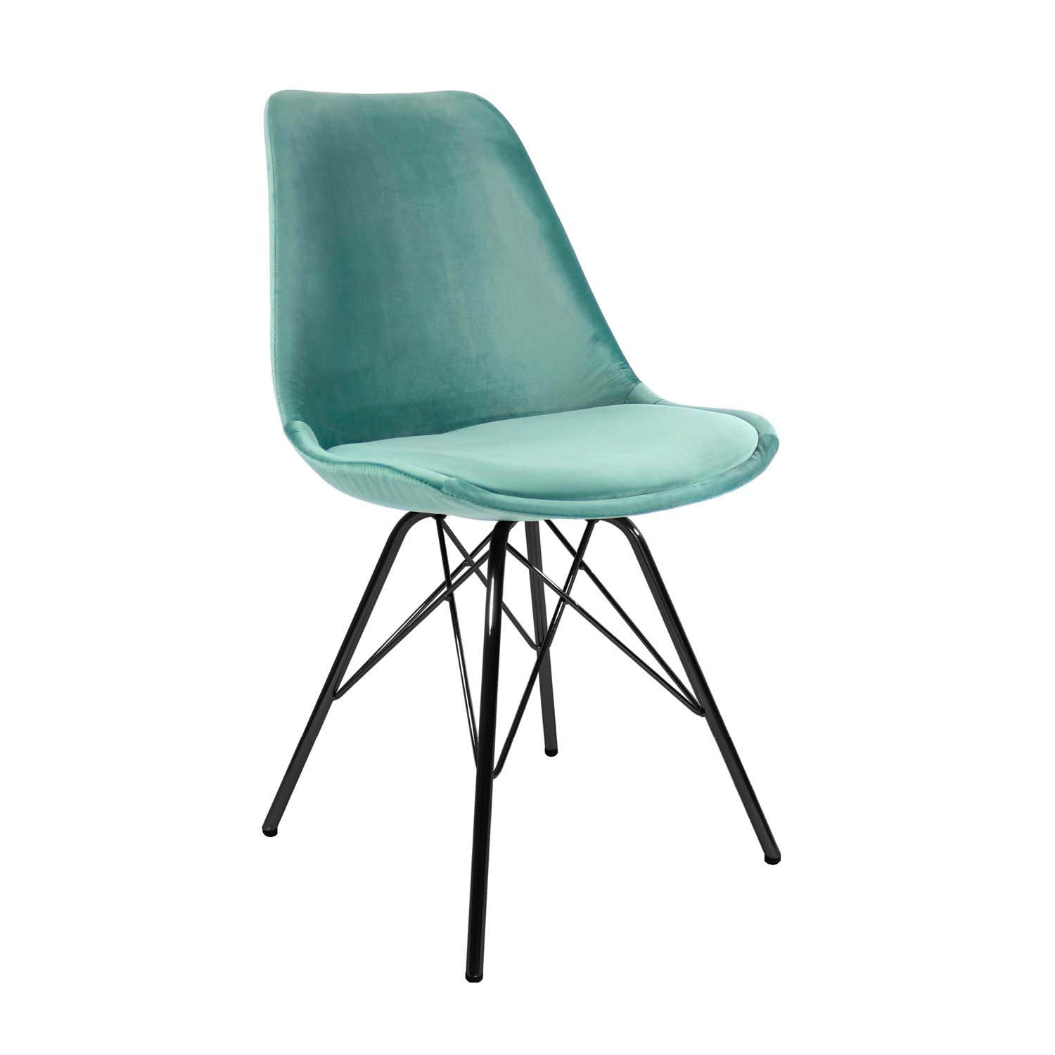 Esszimmerstuhl Velvet - Minzgrün-Esszimmerstühle-Kick Collection-le canapé