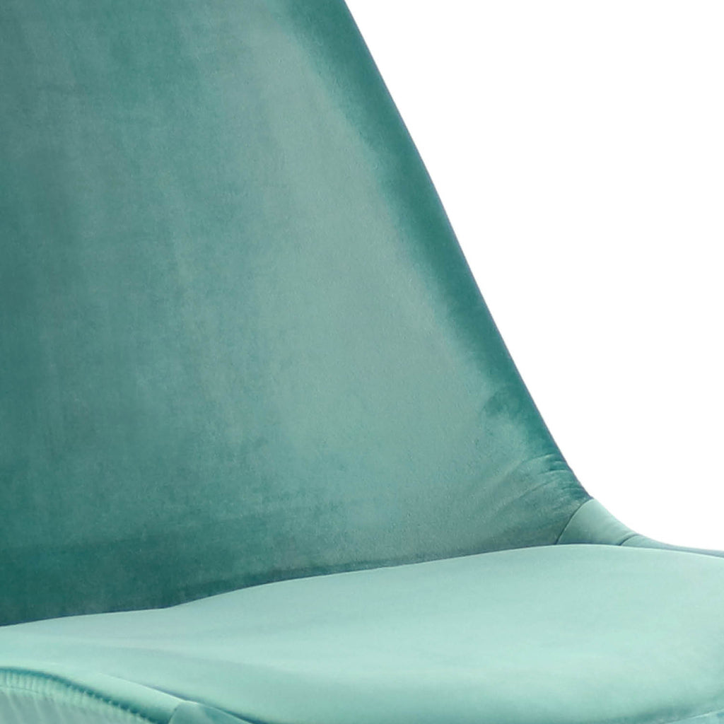 Esszimmerstuhl Velvet - Minzgrün & Gold-Esszimmerstühle-Kick Collection-le canapé