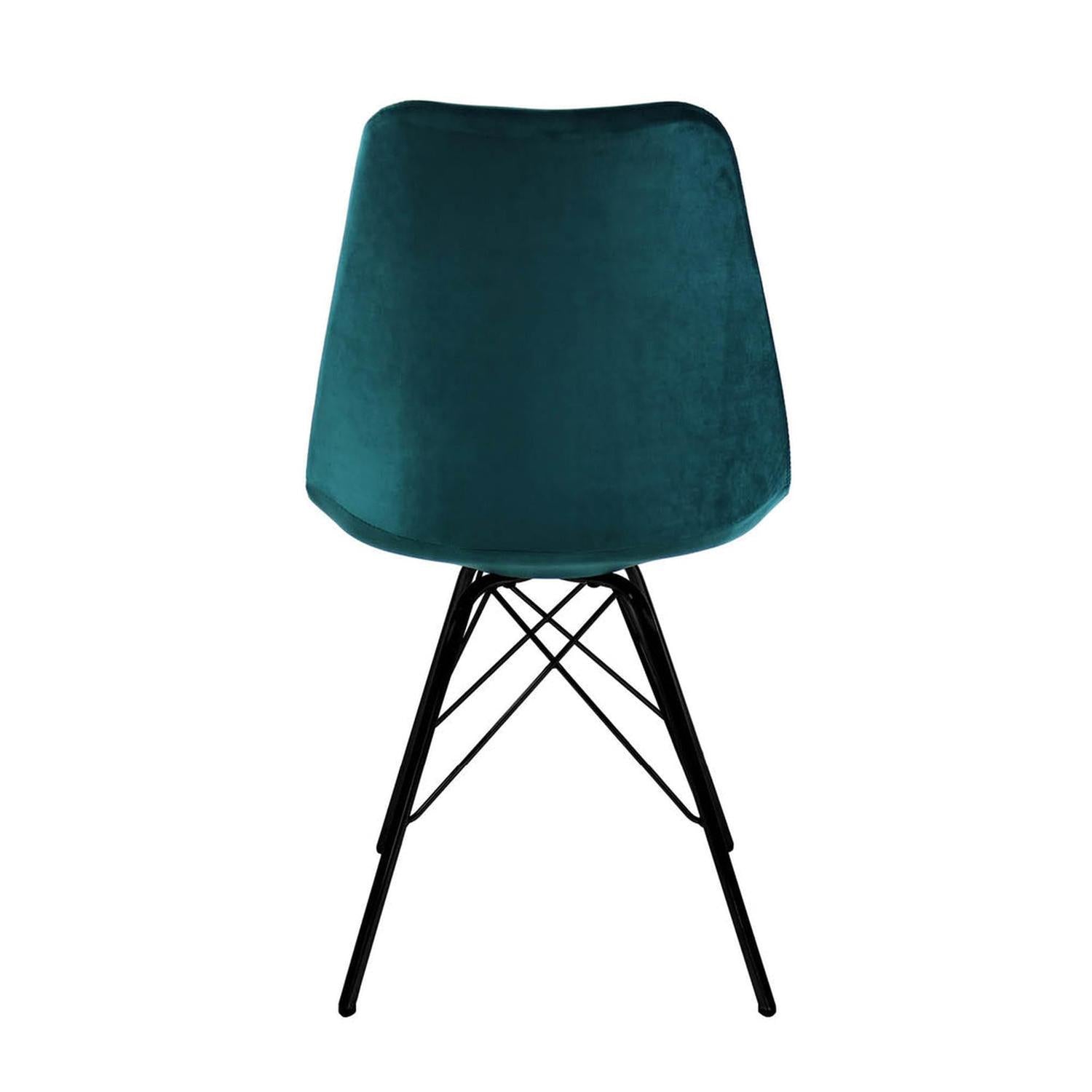 Esszimmerstuhl Velvet - Petrol-Esszimmerstühle-Kick Collection-le canapé