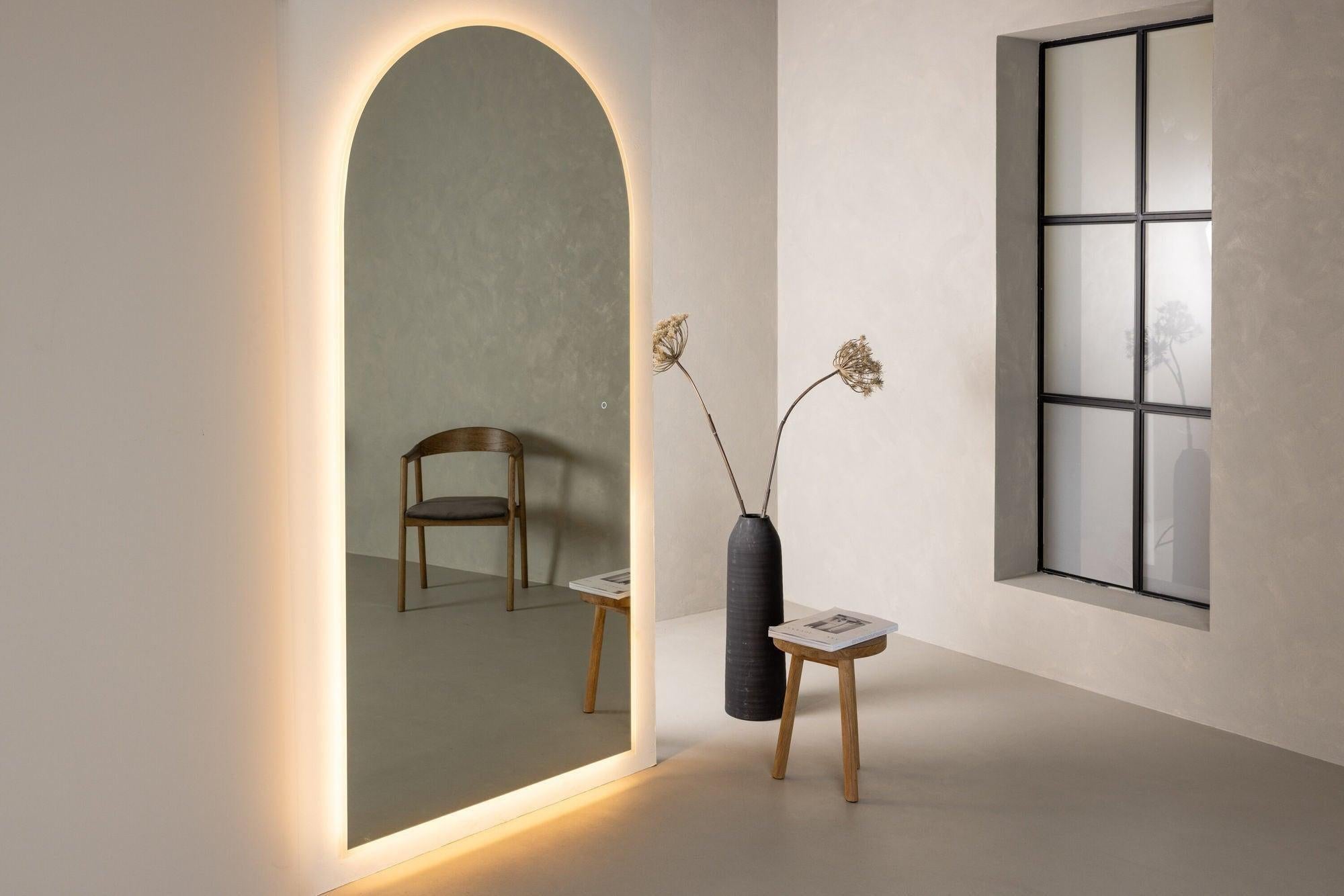 Ganzkörperpiegel Skeppsvik x Josefin Lustig 210cm - beleuchtet-Ganzkörperspiegel-Vind-le canapé