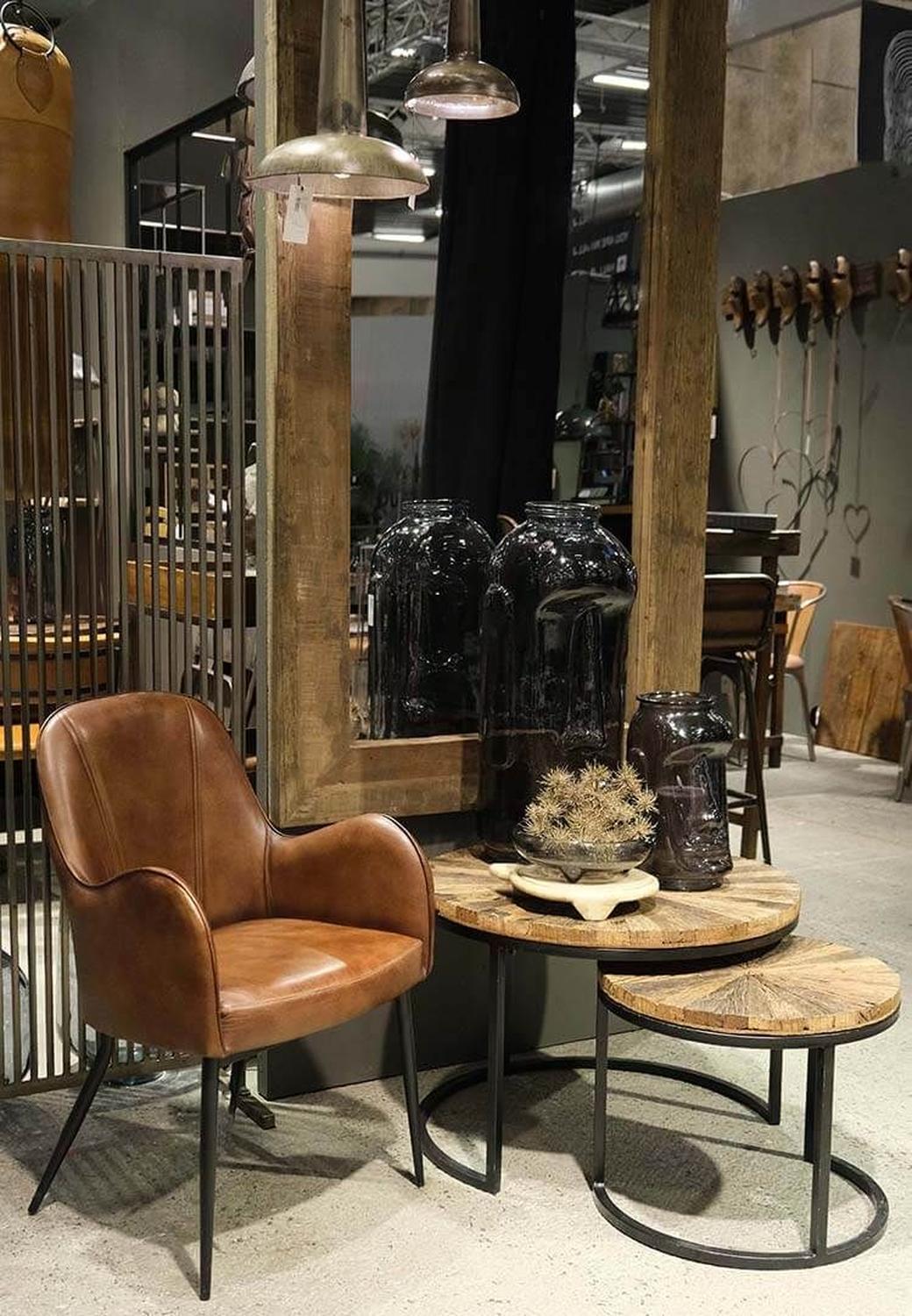 Ganzkörperspiegel Laco 200cm - Holzrahmen-Ganzkörperspiegel-Trademark Living-le canapé