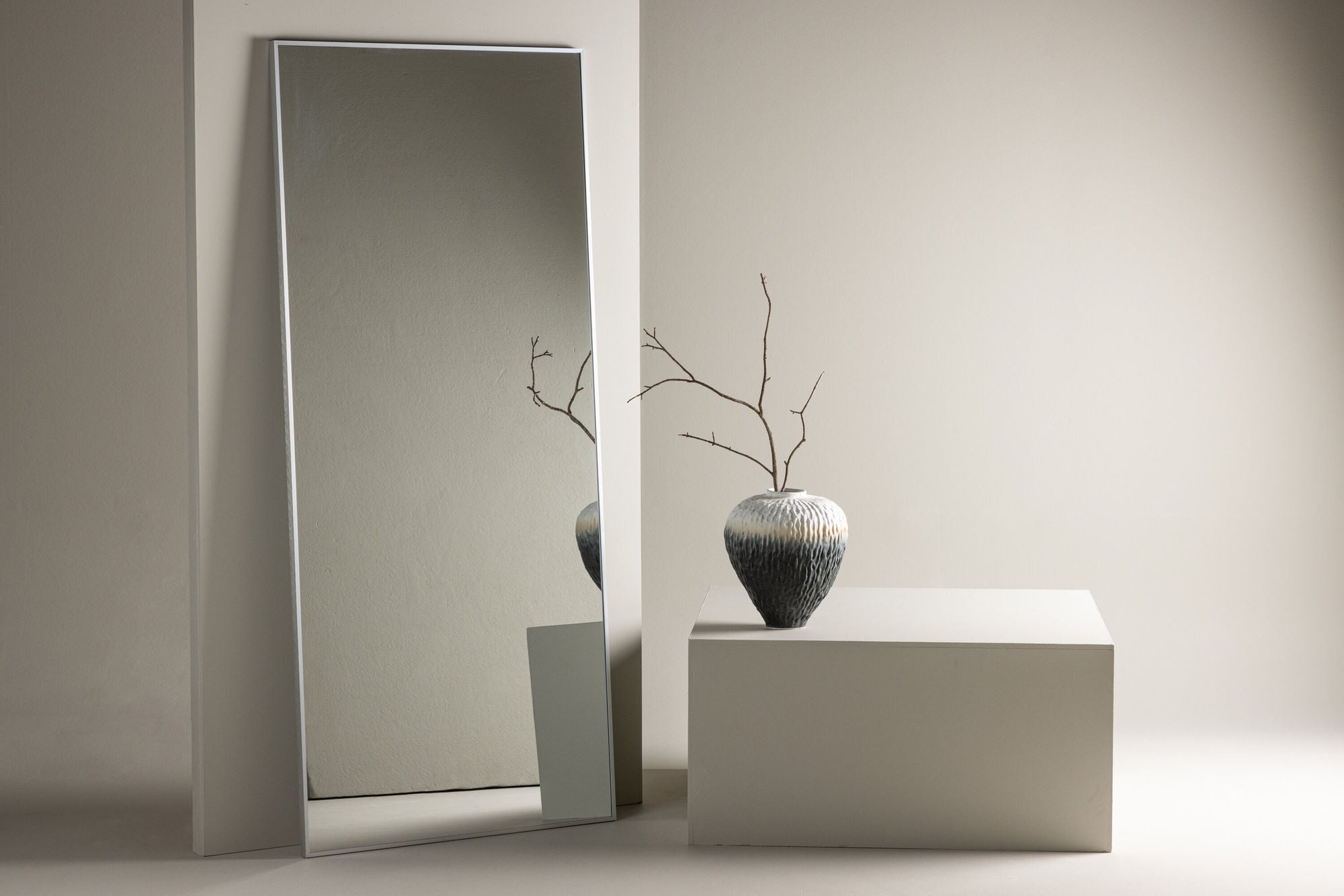 Ganzkörperspiegel Orlando 190*85cm - Silber-Ganzkörperspiegel-Venture Home-le canapé