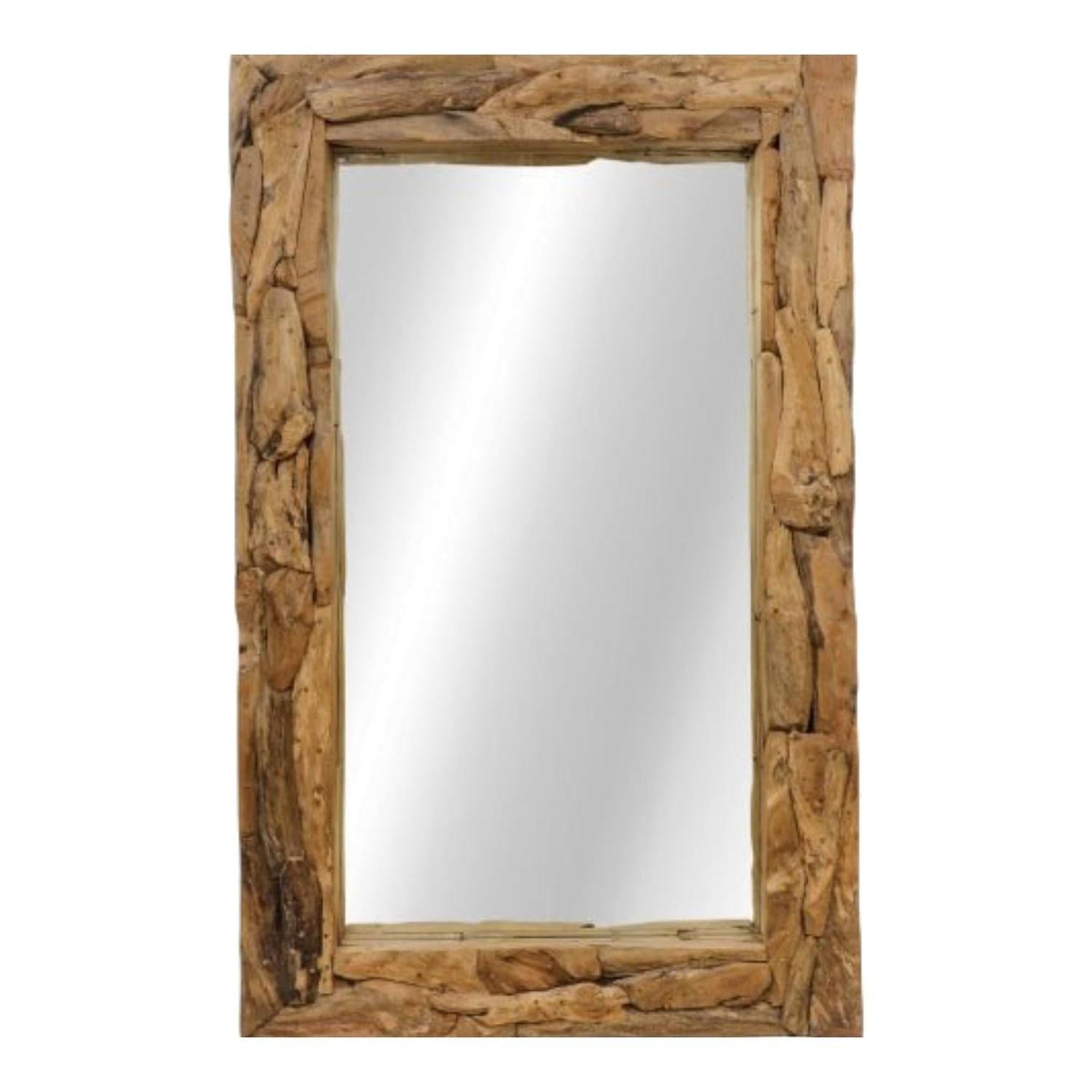 Ganzkörperspiegel Root 200cm aus Teakholz-Ganzkörperspiegel-HSM Collection-le canapé