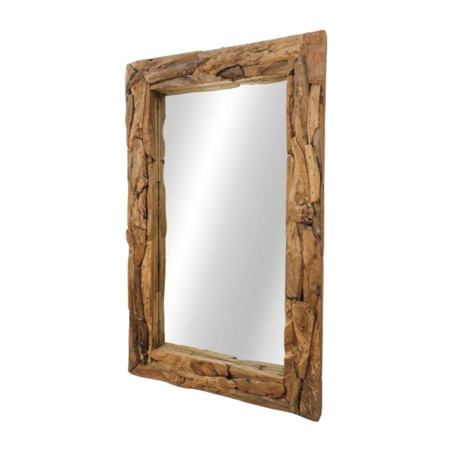 Ganzkörperspiegel Root 200cm aus Teakholz-HSM Collection-le canapé