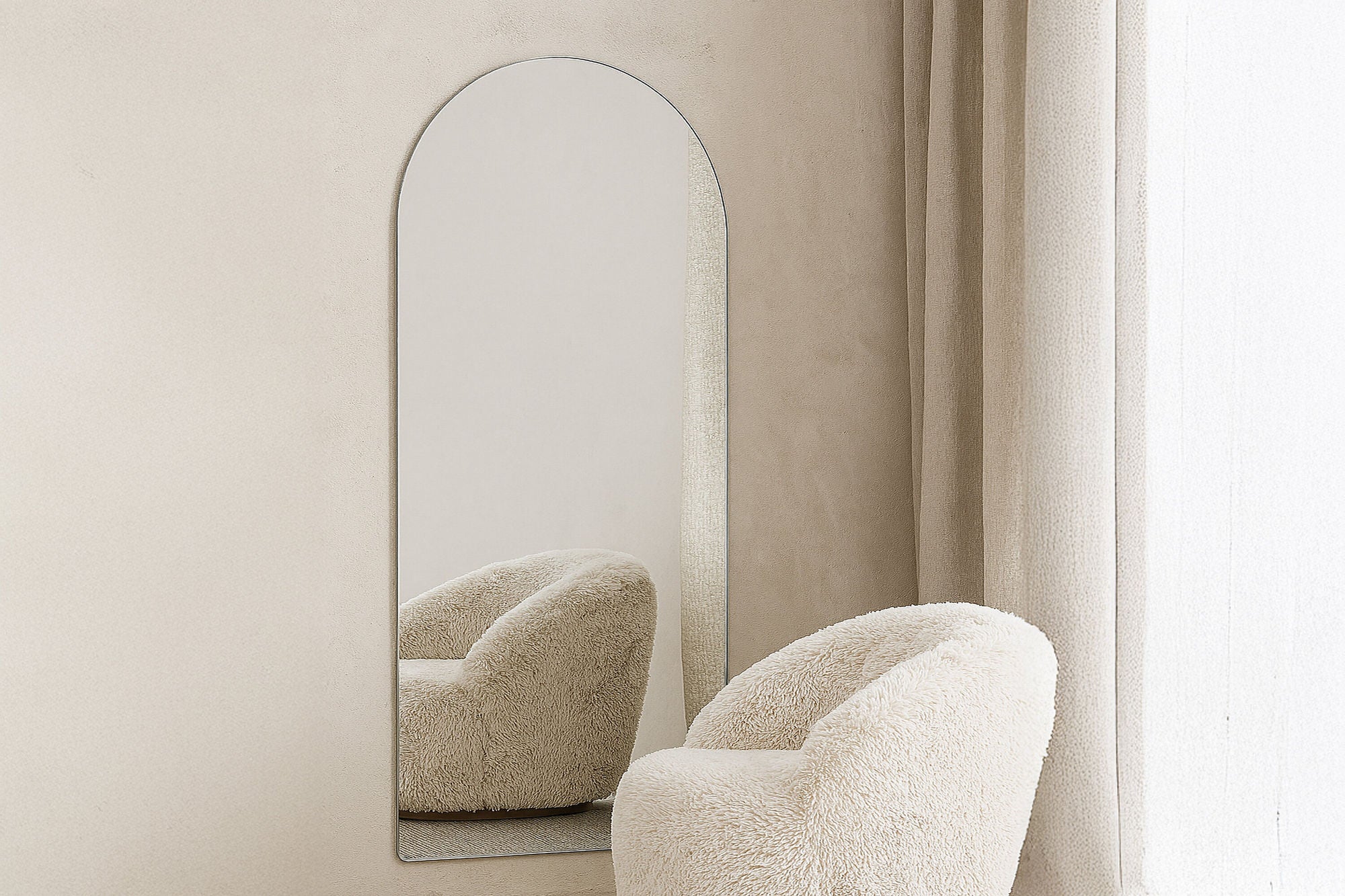 Ganzkörperspiegel Sarasota 193cm - Silber-Ganzkörperspiegel-Venture Home-le canapé