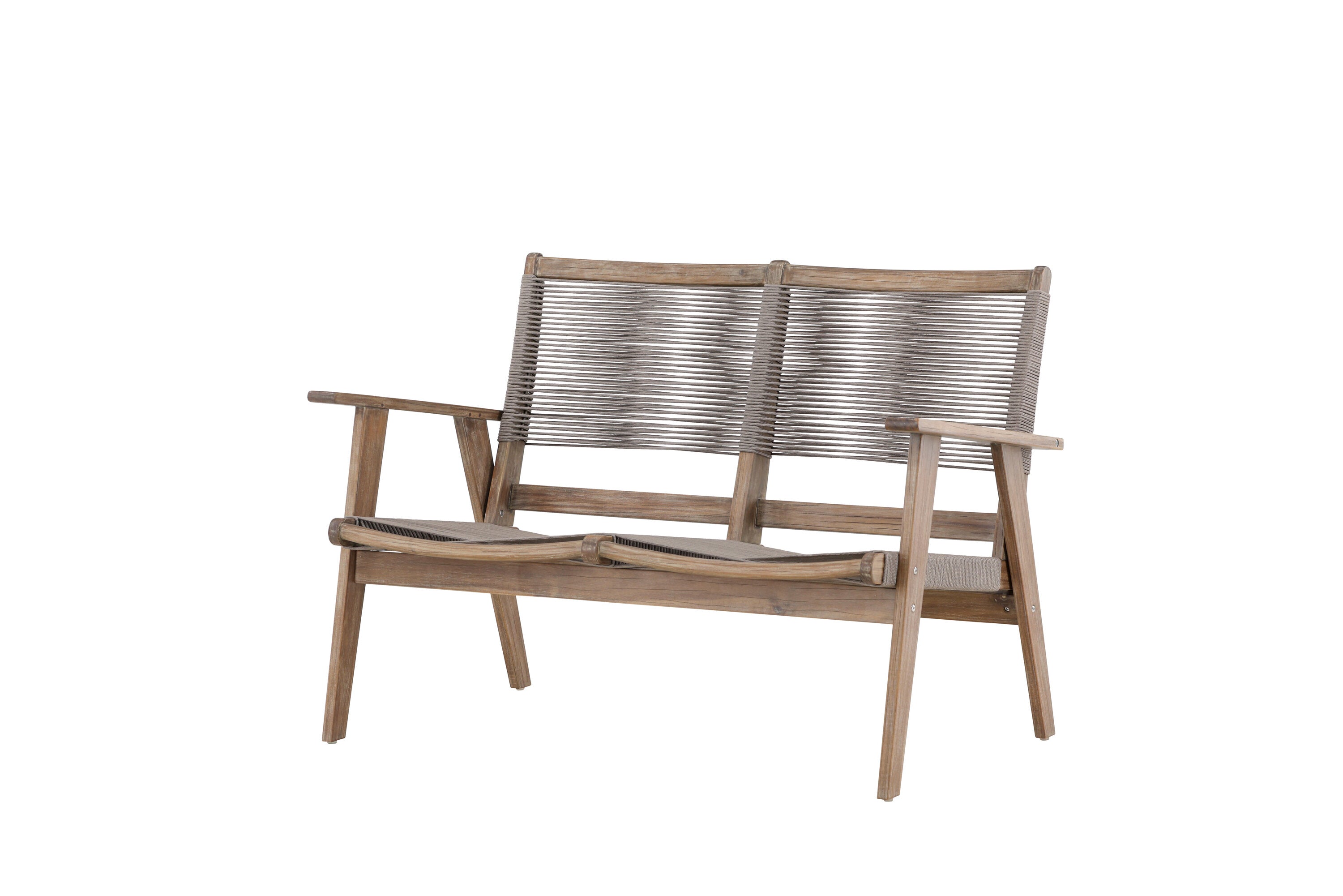 Gartenbank Little John aus Akazienholz - Braun-Outdoor Bänke-Venture Home-le canapé
