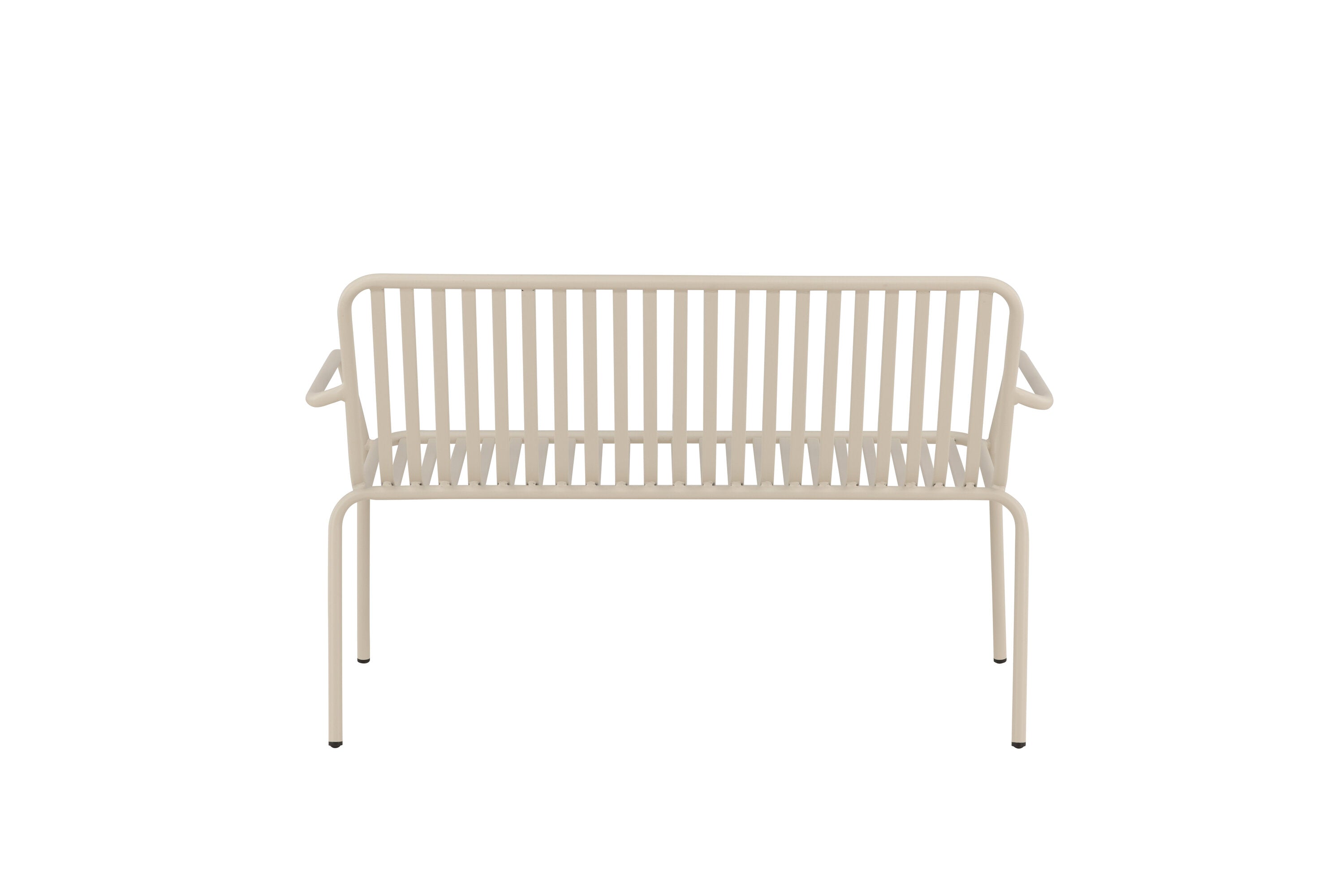 Gartenbank Peking aus Aluminium - Beige-Outdoor Bänke-Venture Home-le canapé