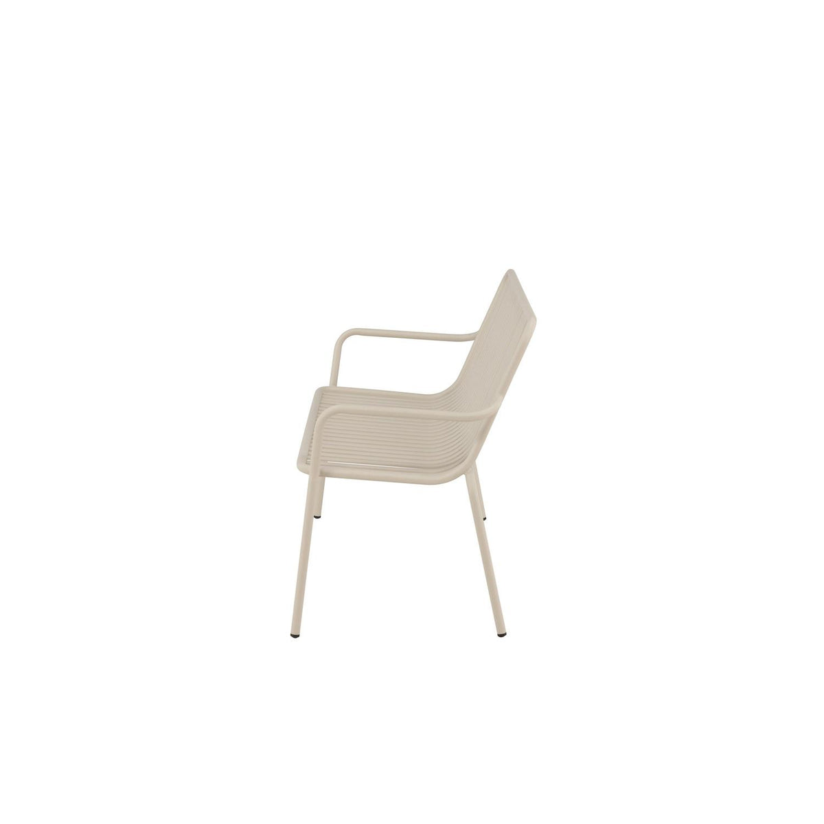 Gartenbank Peking aus Aluminium - Beige-Outdoor Bänke-Venture Home-le canapé