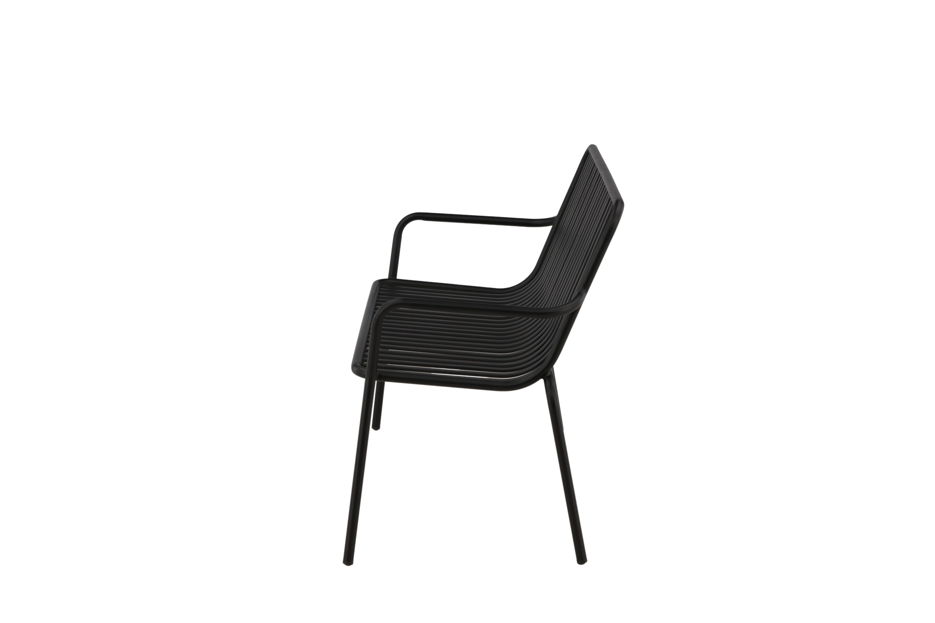 Gartenbank Peking aus Aluminium - Schwarz-Outdoor Bänke-Venture Home-le canapé