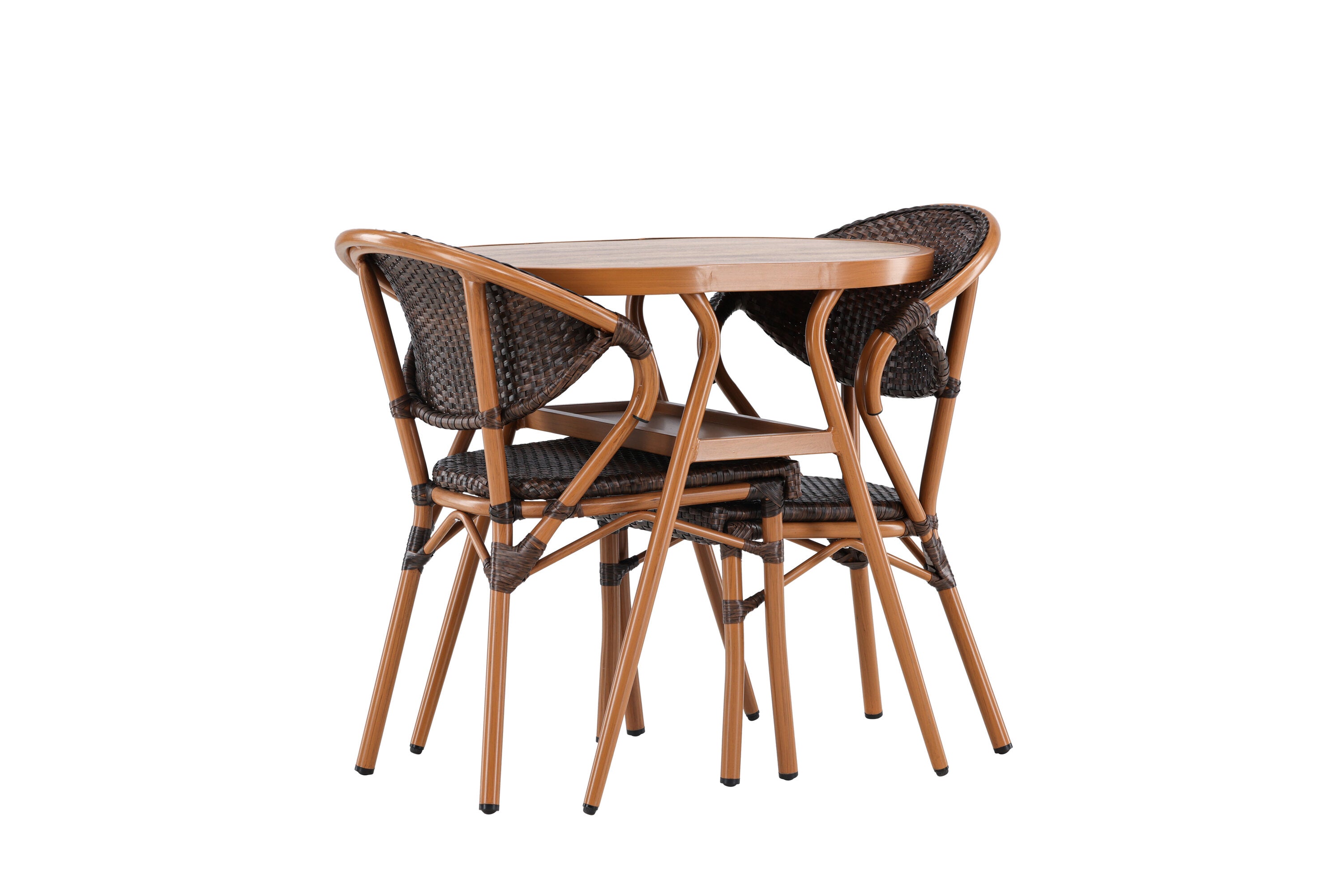 Gartenmöbel-Set Abrantes aus Aluminium - Braun-Loungesets-Venture Home-le canapé