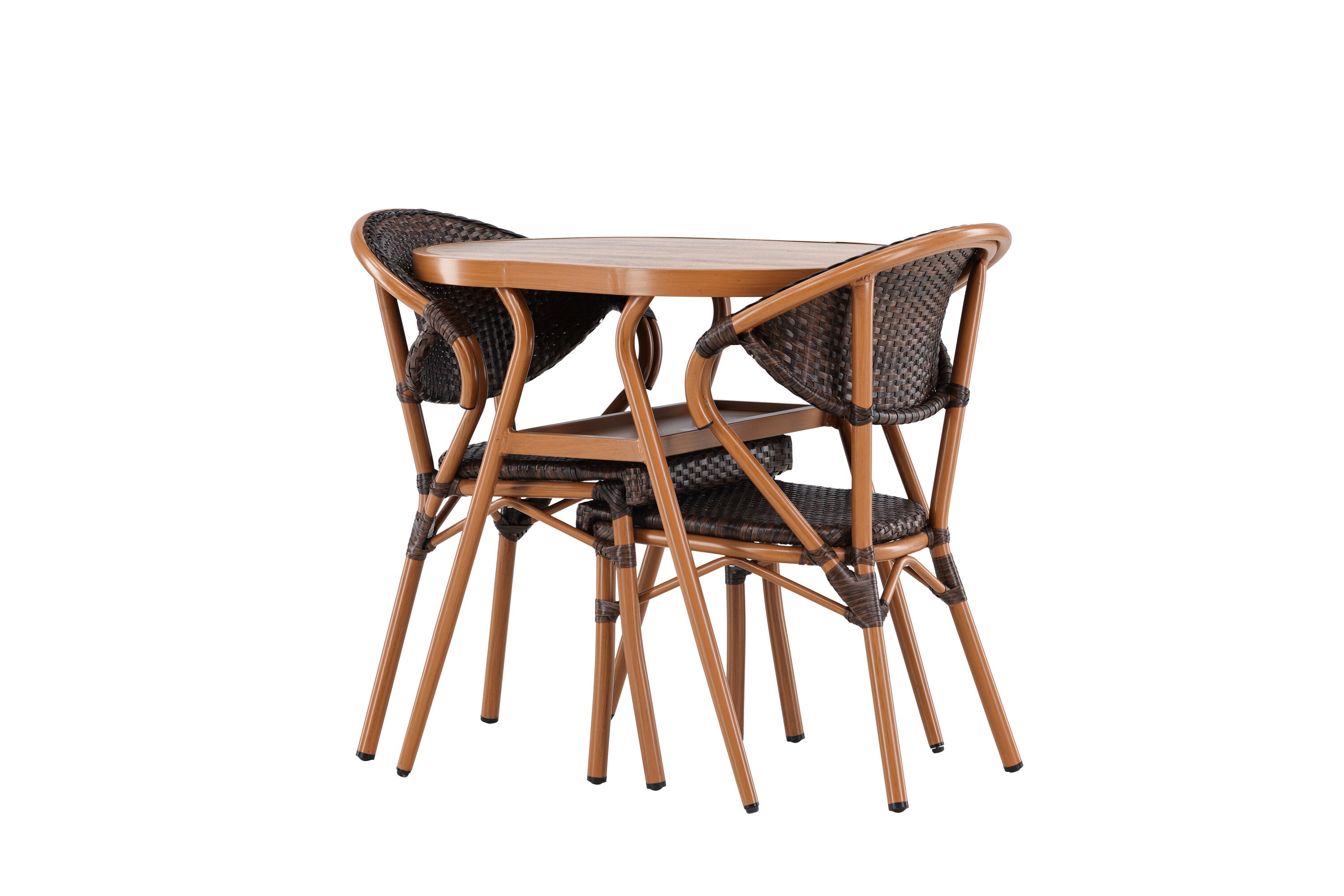 Gartenmöbel-Set Abrantes aus Aluminium - Braun-Loungesets-Venture Home-le canapé