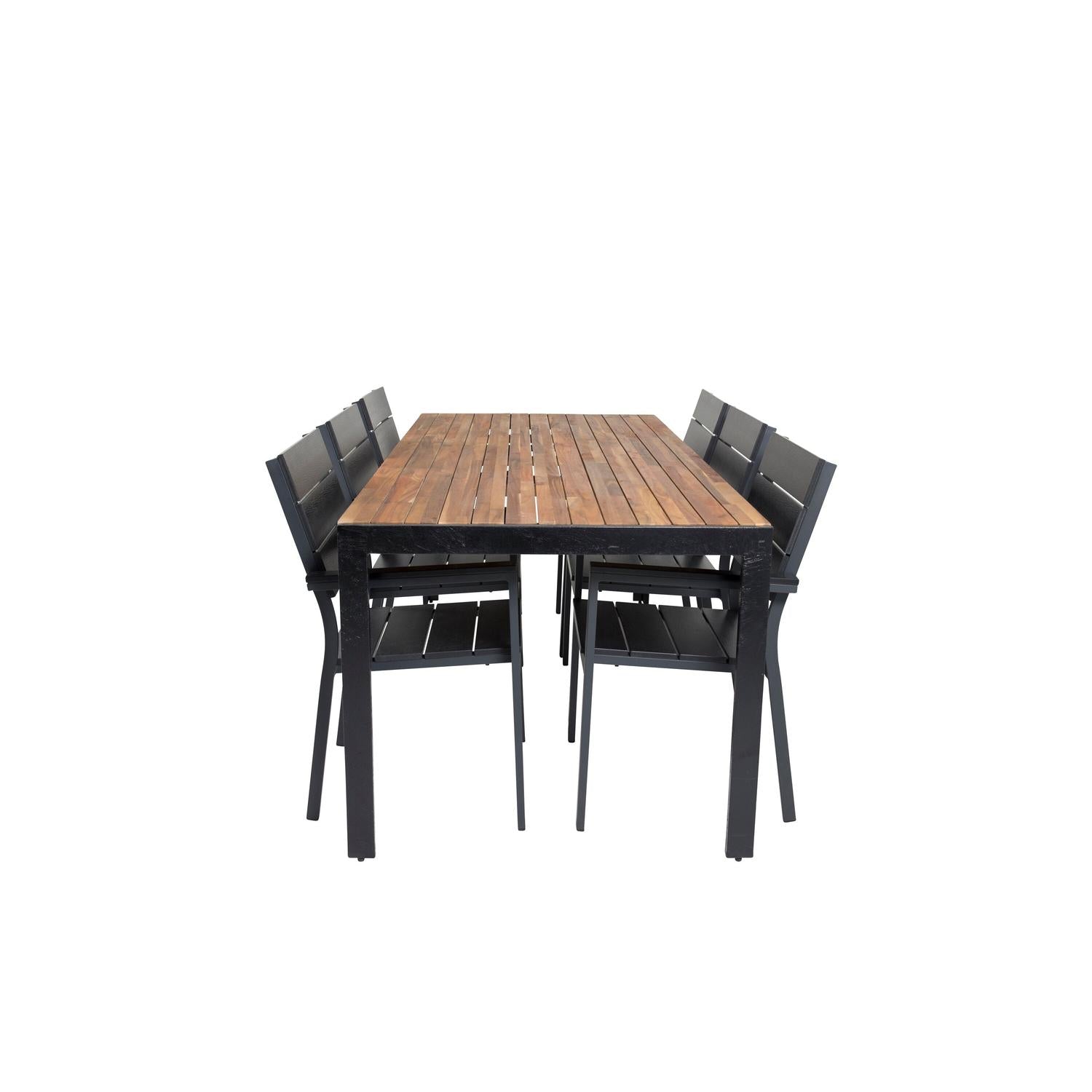 Gartenmöbel Set Levels & Bois - Schwarz-Loungesets-Venture Home-le canapé