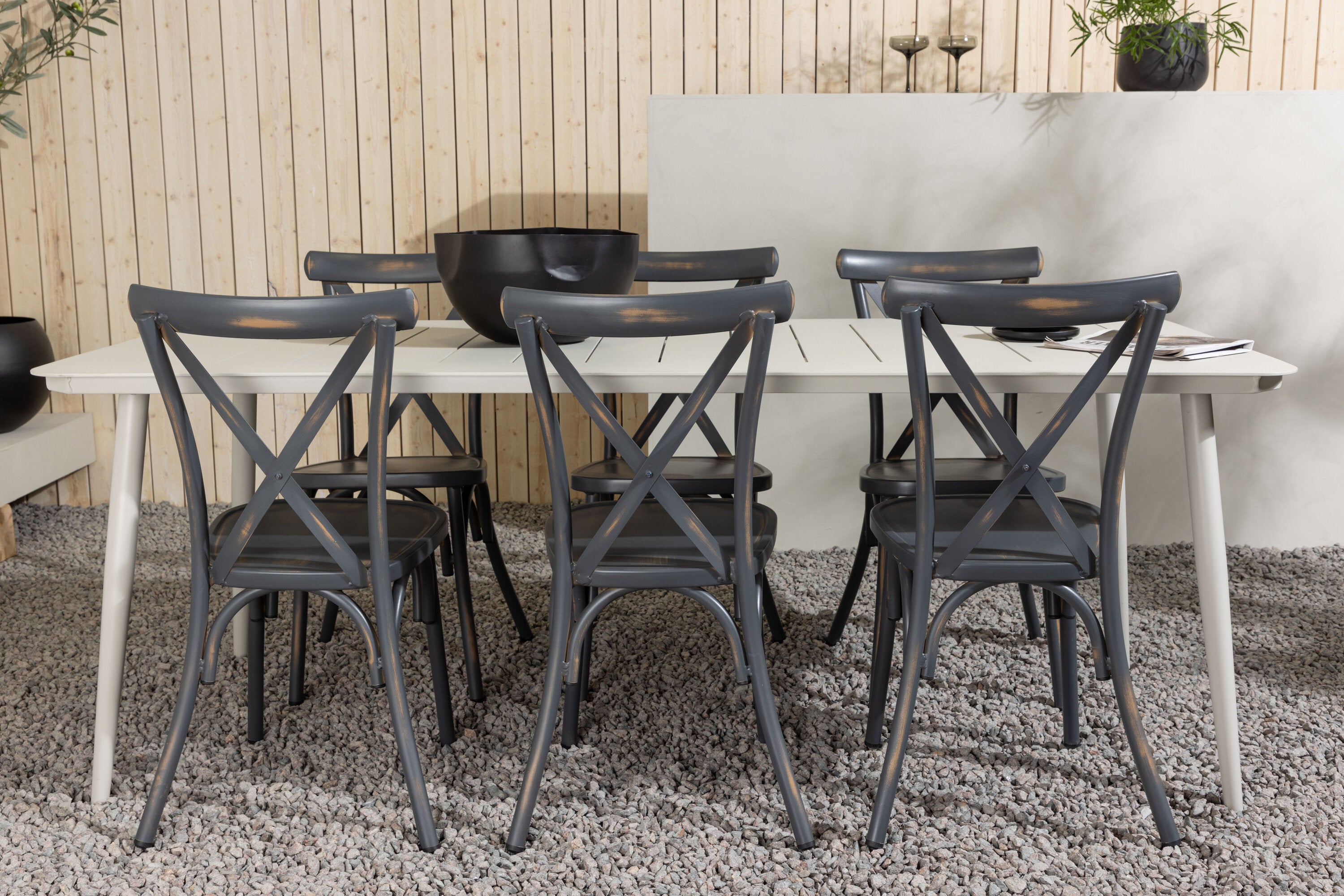 Gartenmöbel Set Lina & Tablas-Loungesets-Venture Home-le canapé