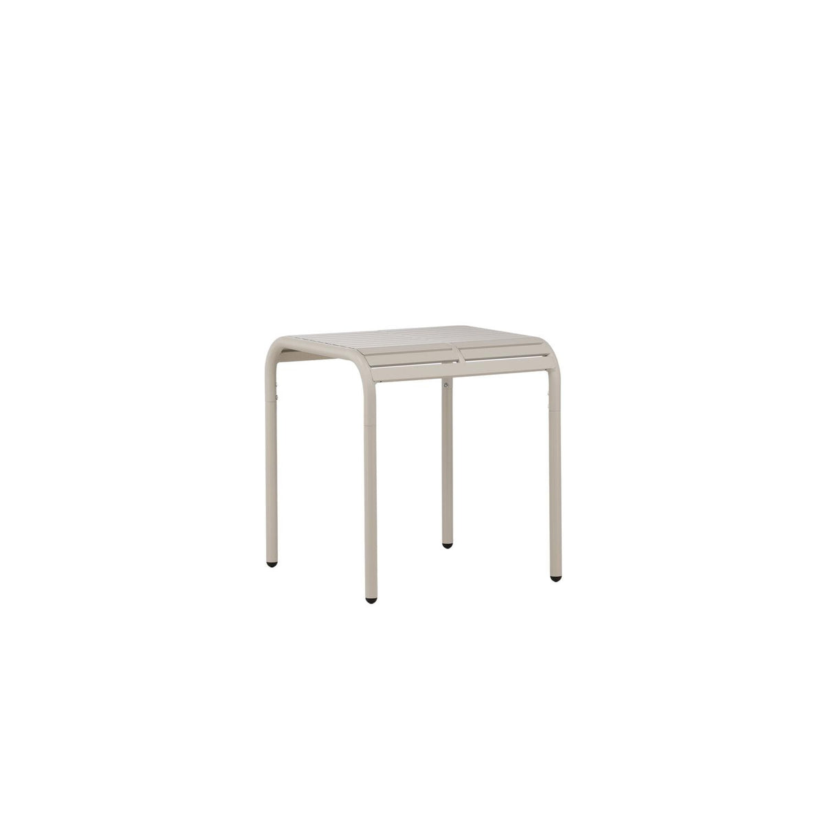 Gartentisch Borneo 70x70cm aus Metall - Beige-Esstische Outdoor-Venture Home-le canapé