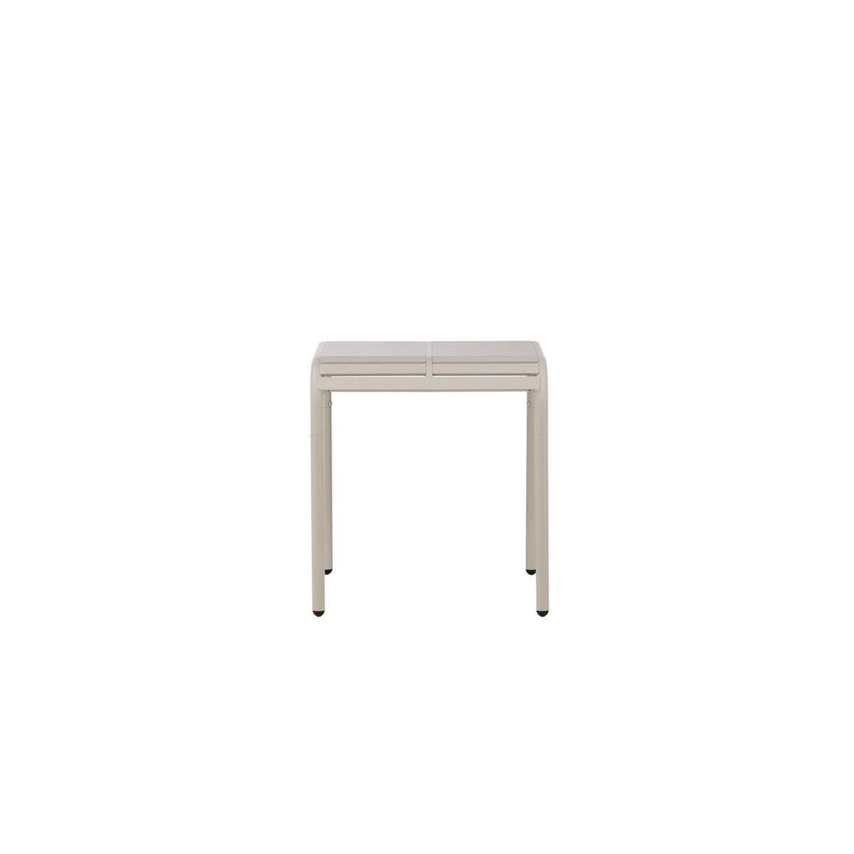 Gartentisch Borneo 70x70cm aus Metall - Beige-Esstische Outdoor-Venture Home-le canapé