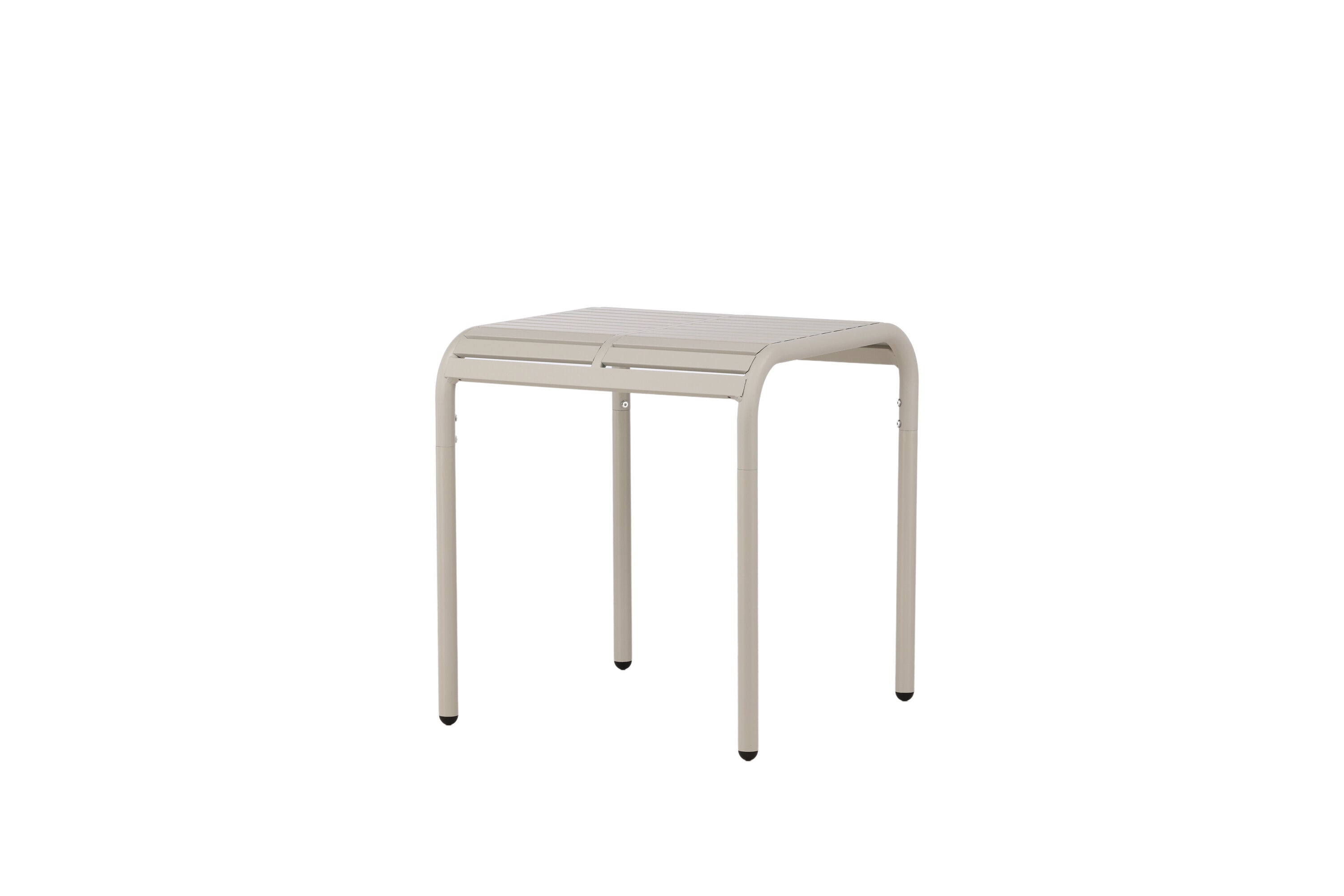 Gartentisch Borneo 70x70cm aus Metall - Beige-Esstische Outdoor-Venture Home-le canapé