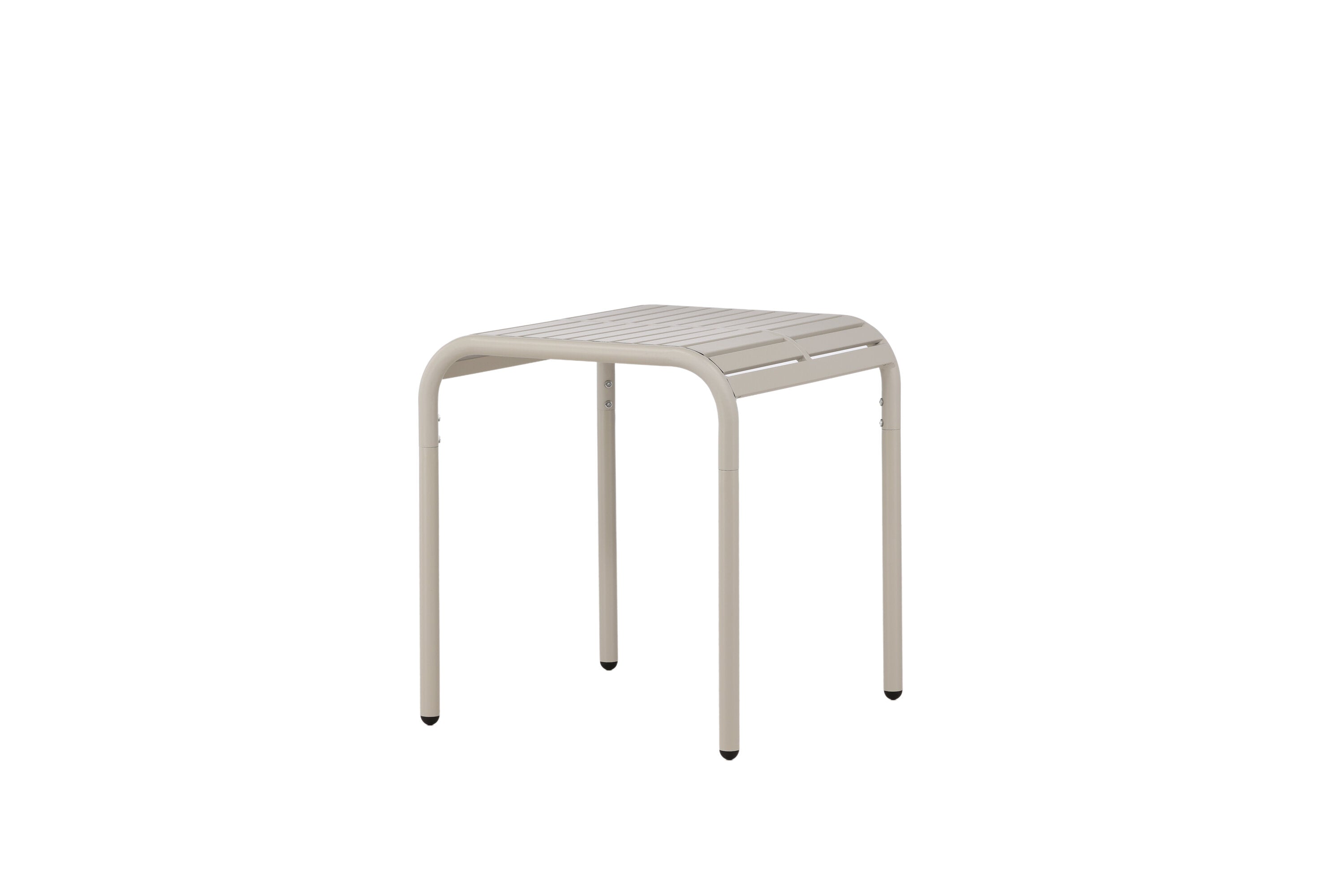 Gartentisch Borneo 70x70cm aus Metall - Beige-Esstische Outdoor-Venture Home-le canapé