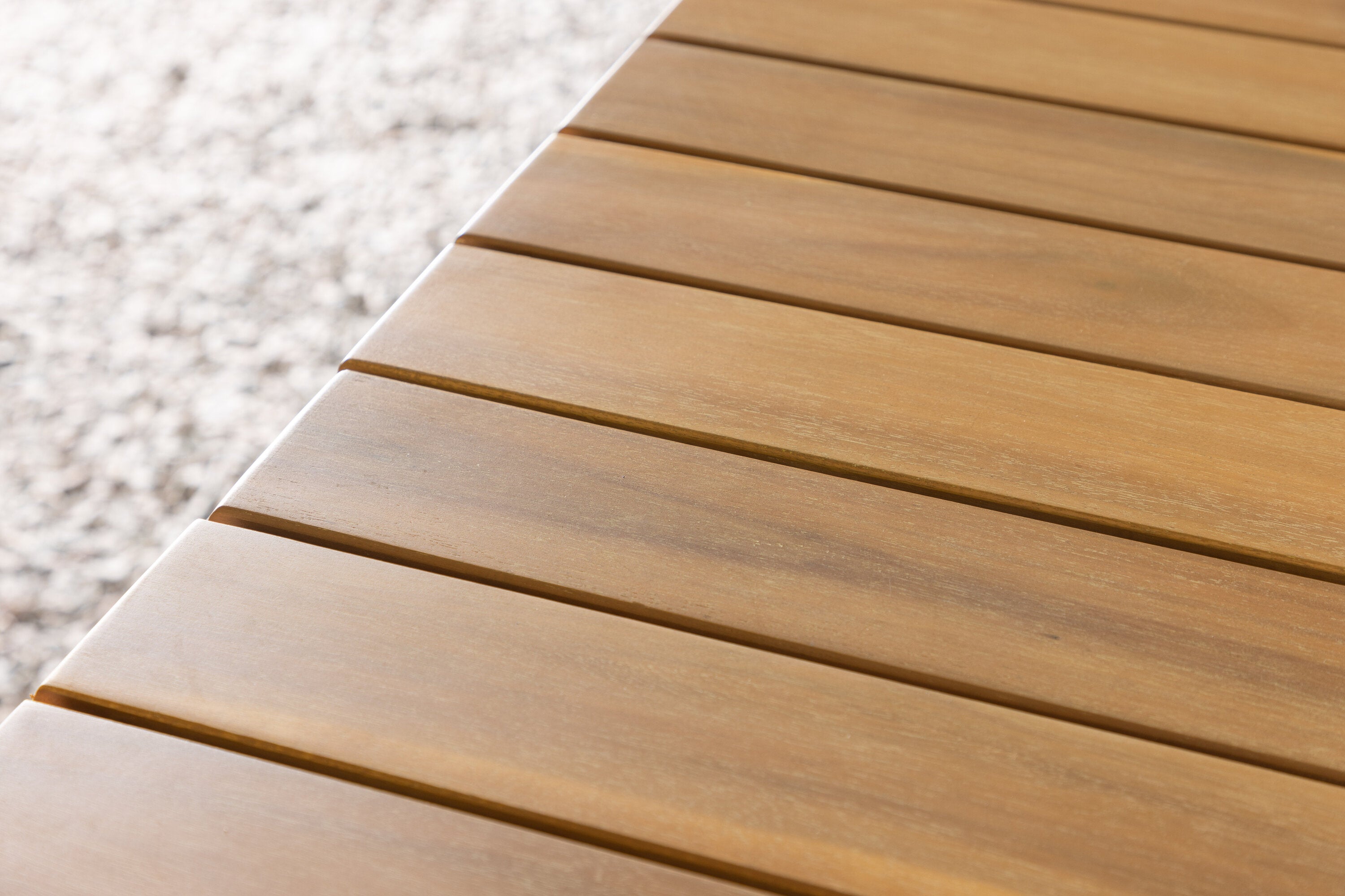 Gartentisch Holmbeck 70cm aus Akazienholz - Natur-Esstische Outdoor-Venture Home-le canapé