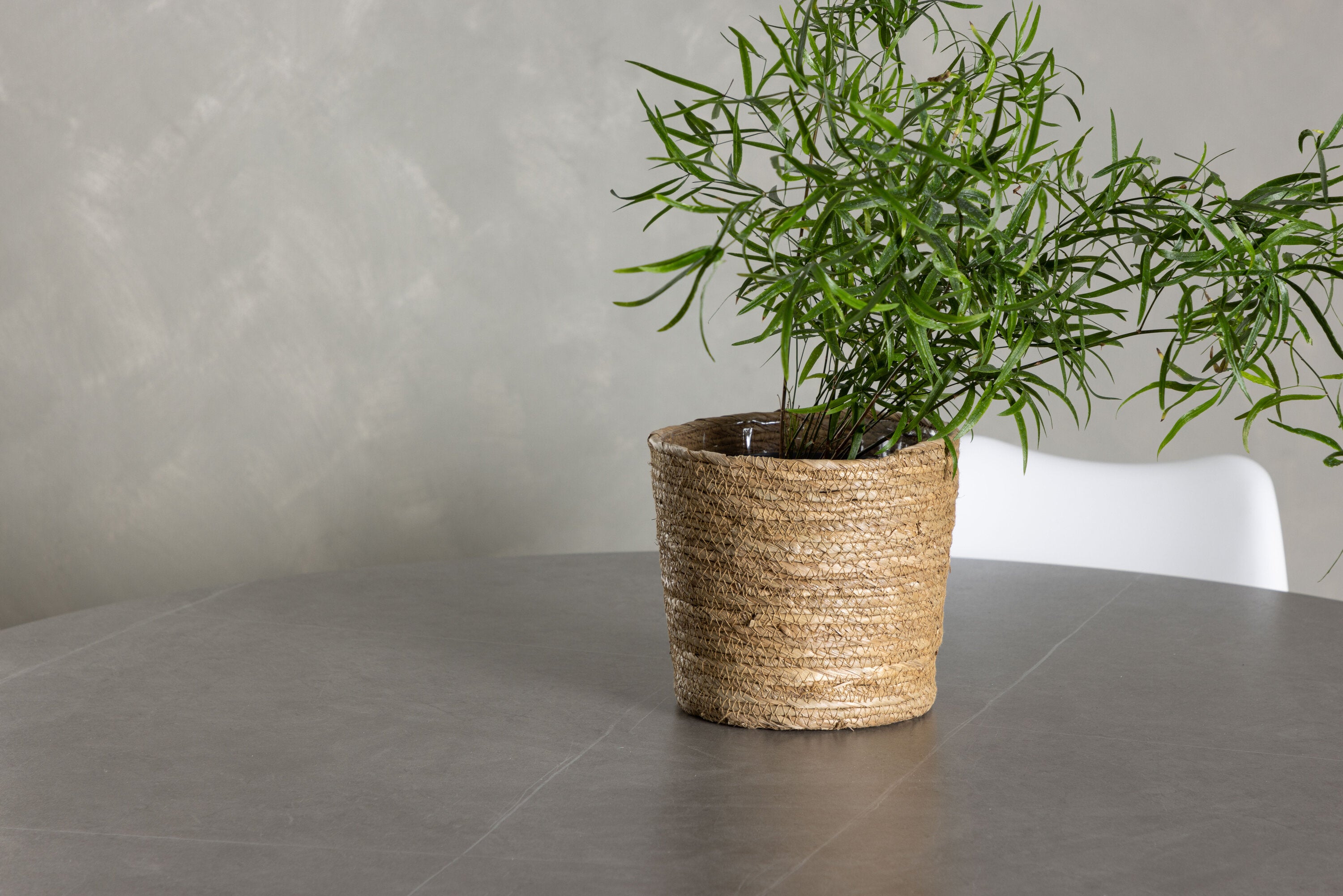 Essgruppe Esstisch Piazza Ø120cm mit Stühlen Zeno - Weiß - Venture Home - le canapé