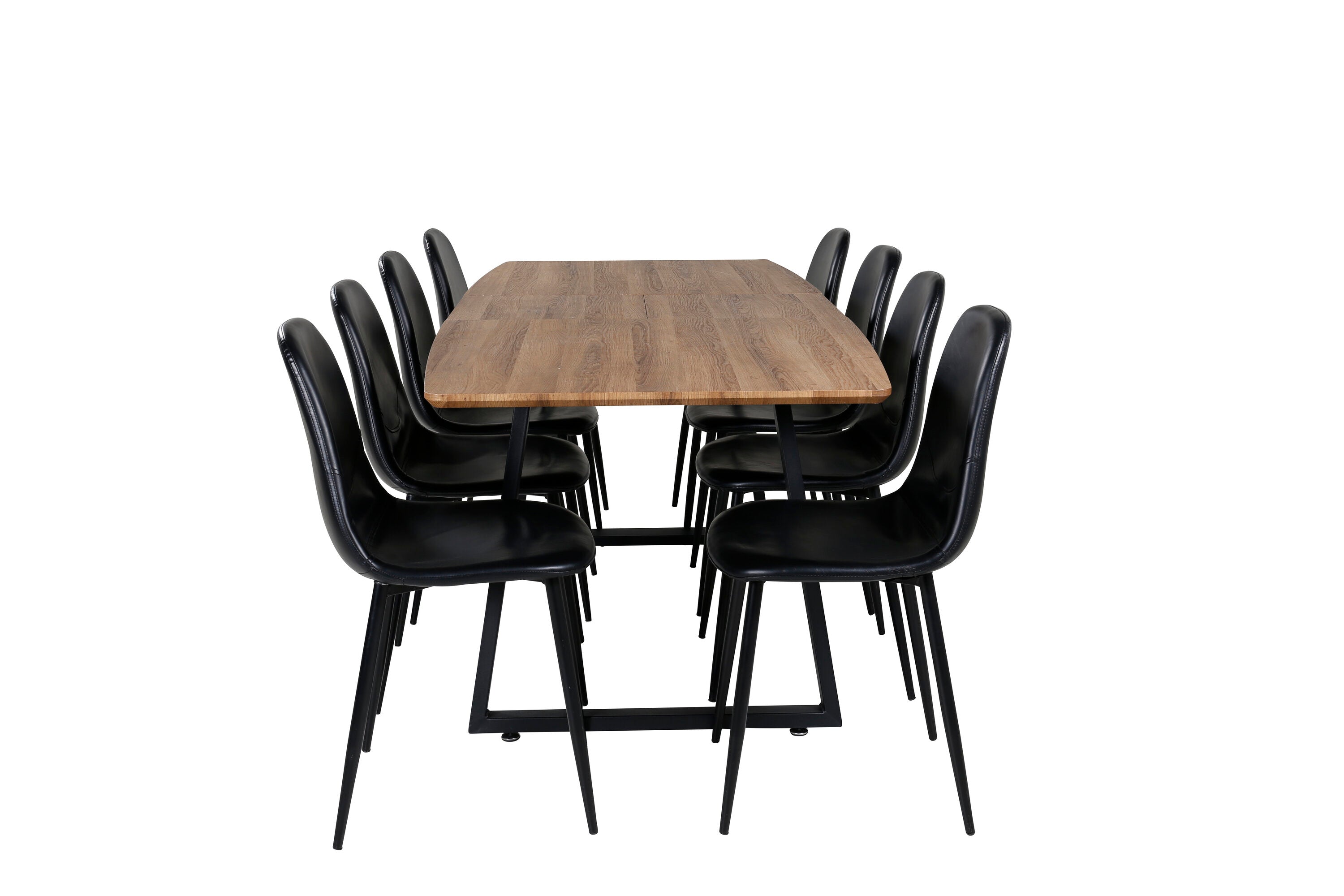 Essgruppe Esstisch Inca mit Stühlen Polar - Schwarz - Venture Home - le canapé