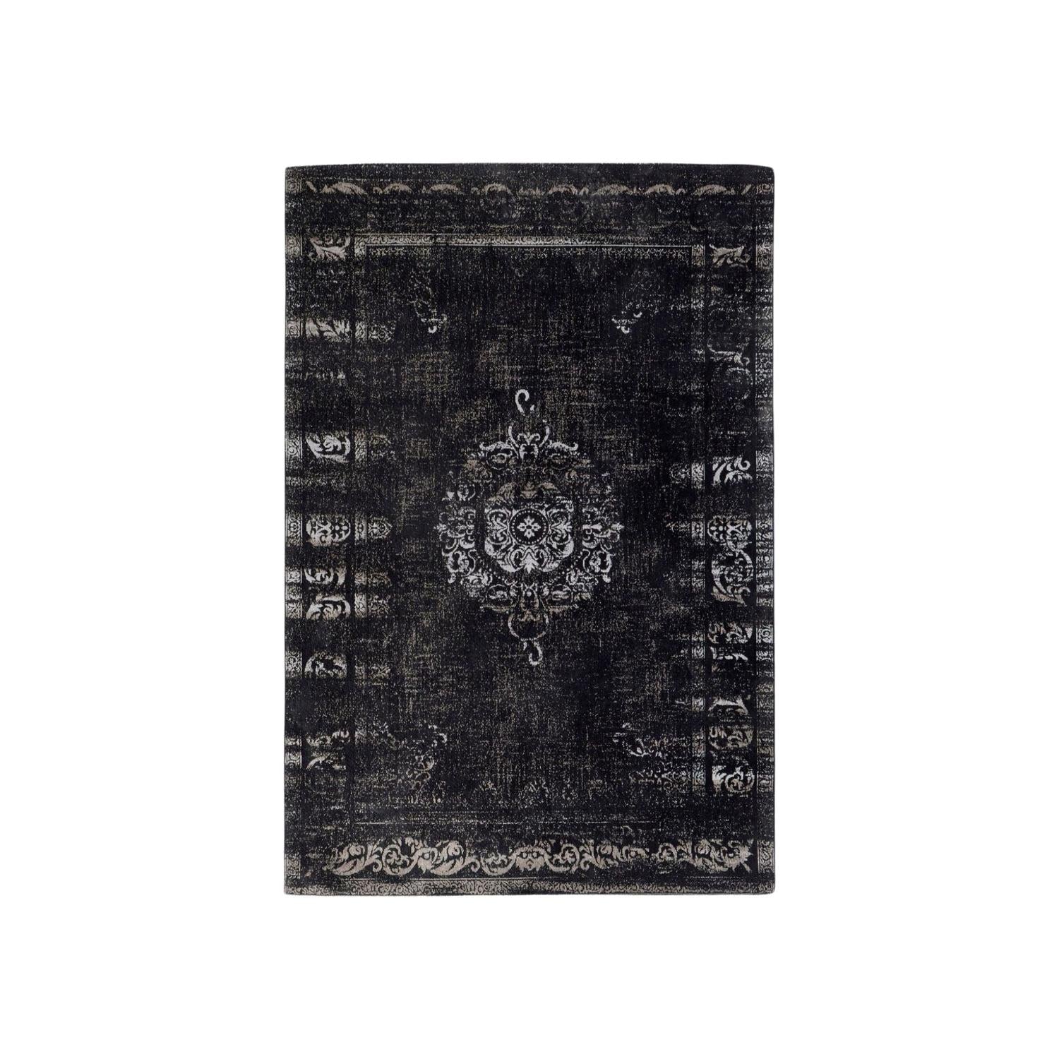 GRAND Webteppich 160*240cm - dunkelgrau/schwarz-Teppich-Nordal A/S-le canapé