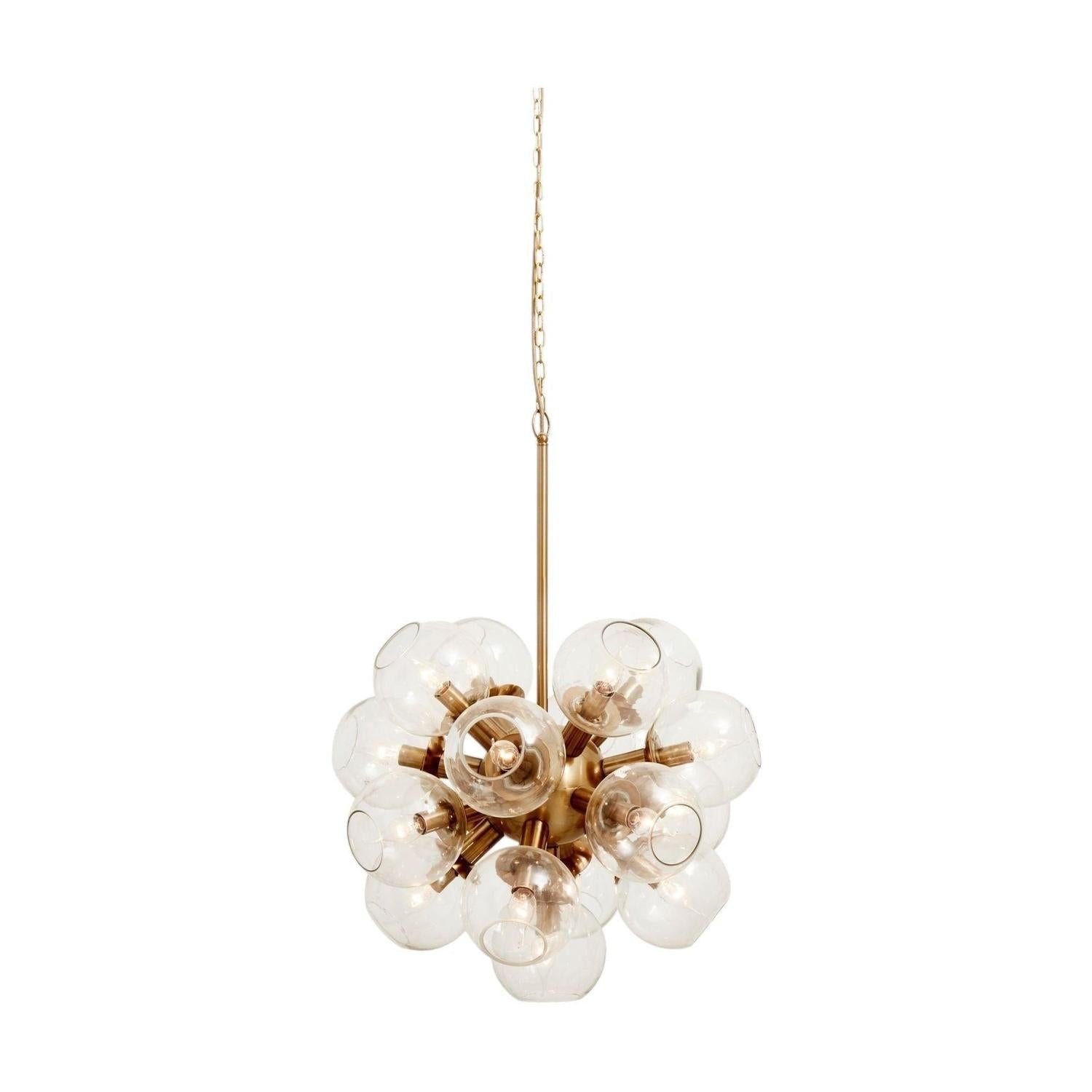 Hängelampe ATOMIC 17 Lichter – goldenes Finish-Hängelampe-Nordal A/S-le canapé