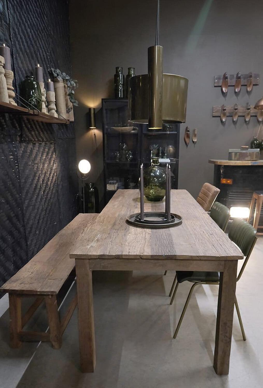 Hängelampe Jonah (L) - Antikmessing-Hängelampen-Trademark Living-le canapé