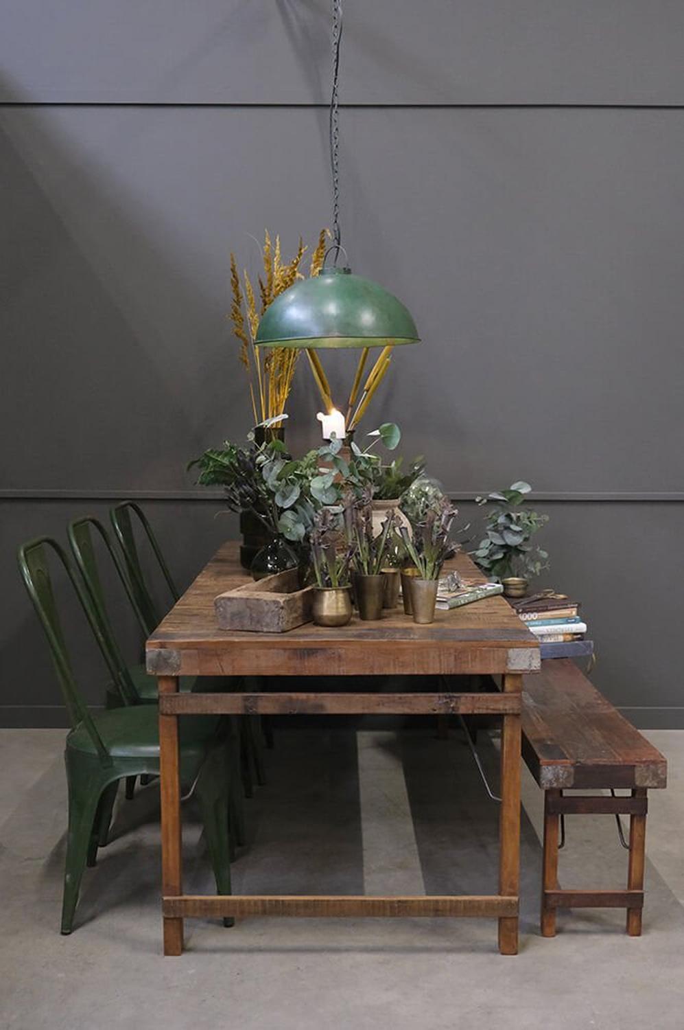 Hängelampe Thormann - Antikgrün-Hängelampen-Trademark Living-le canapé