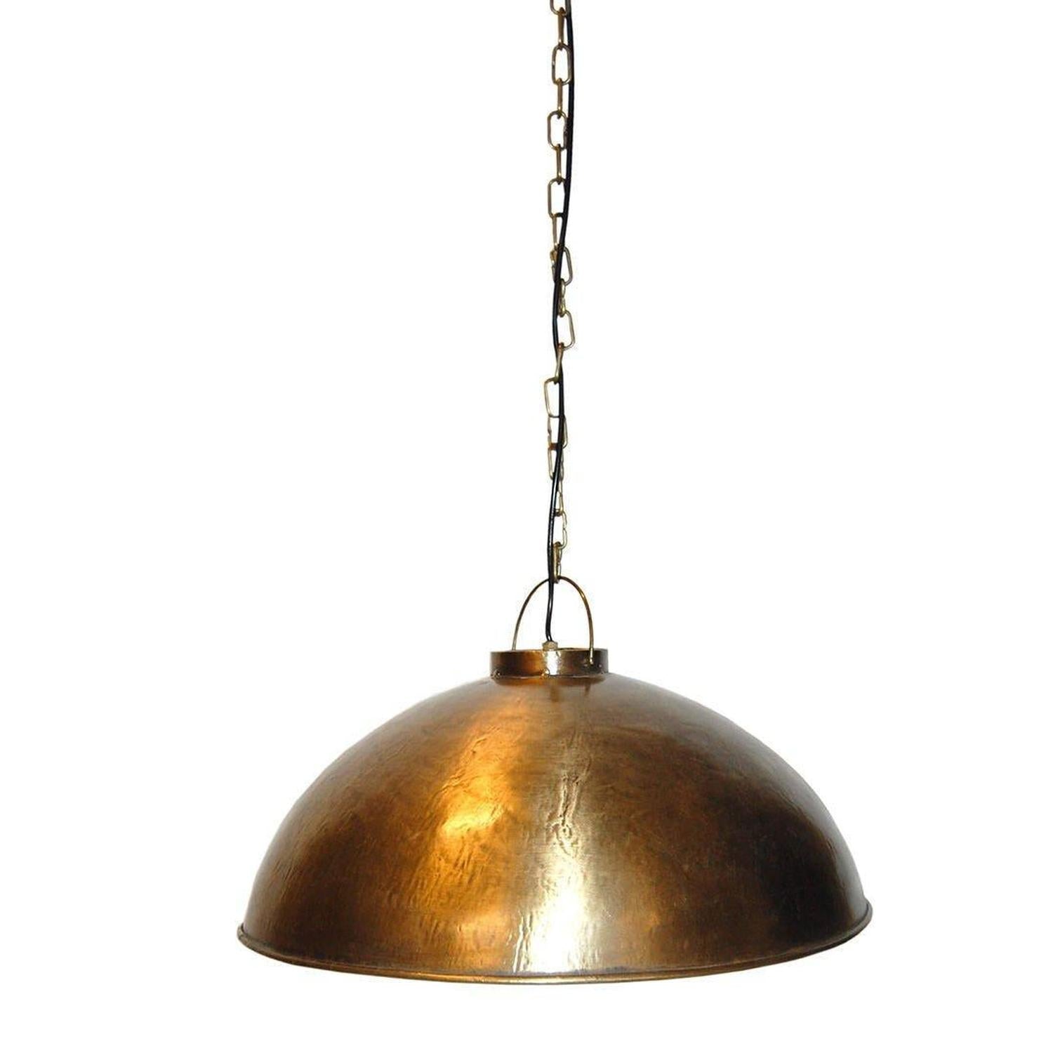 Hängelampe Thormann - Antikmessing-Hängelampe-Trademark Living-le canapé