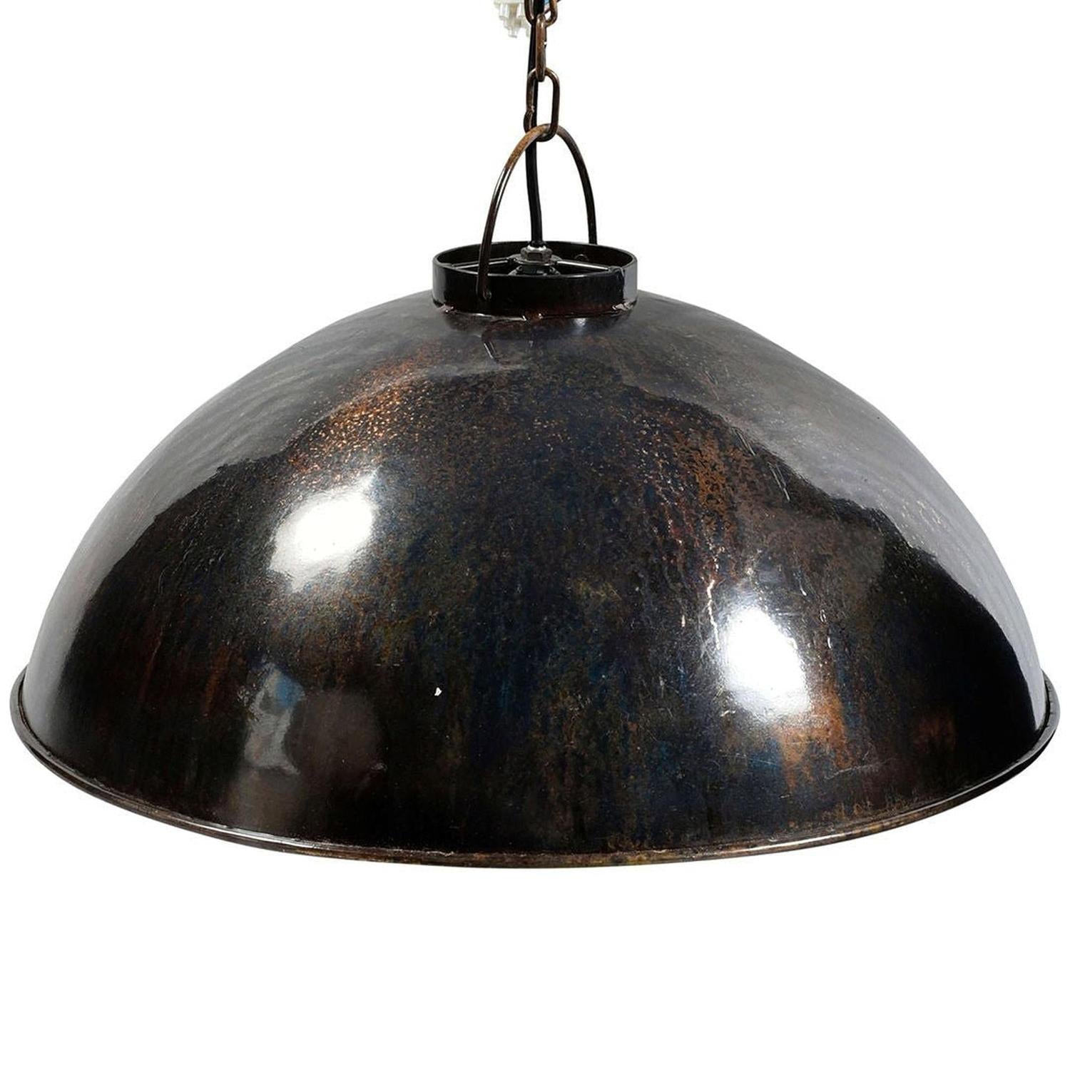 Hängelampe Thormann - Dunkelblau marmoriert-Hängelampe-Trademark Living-le canapé