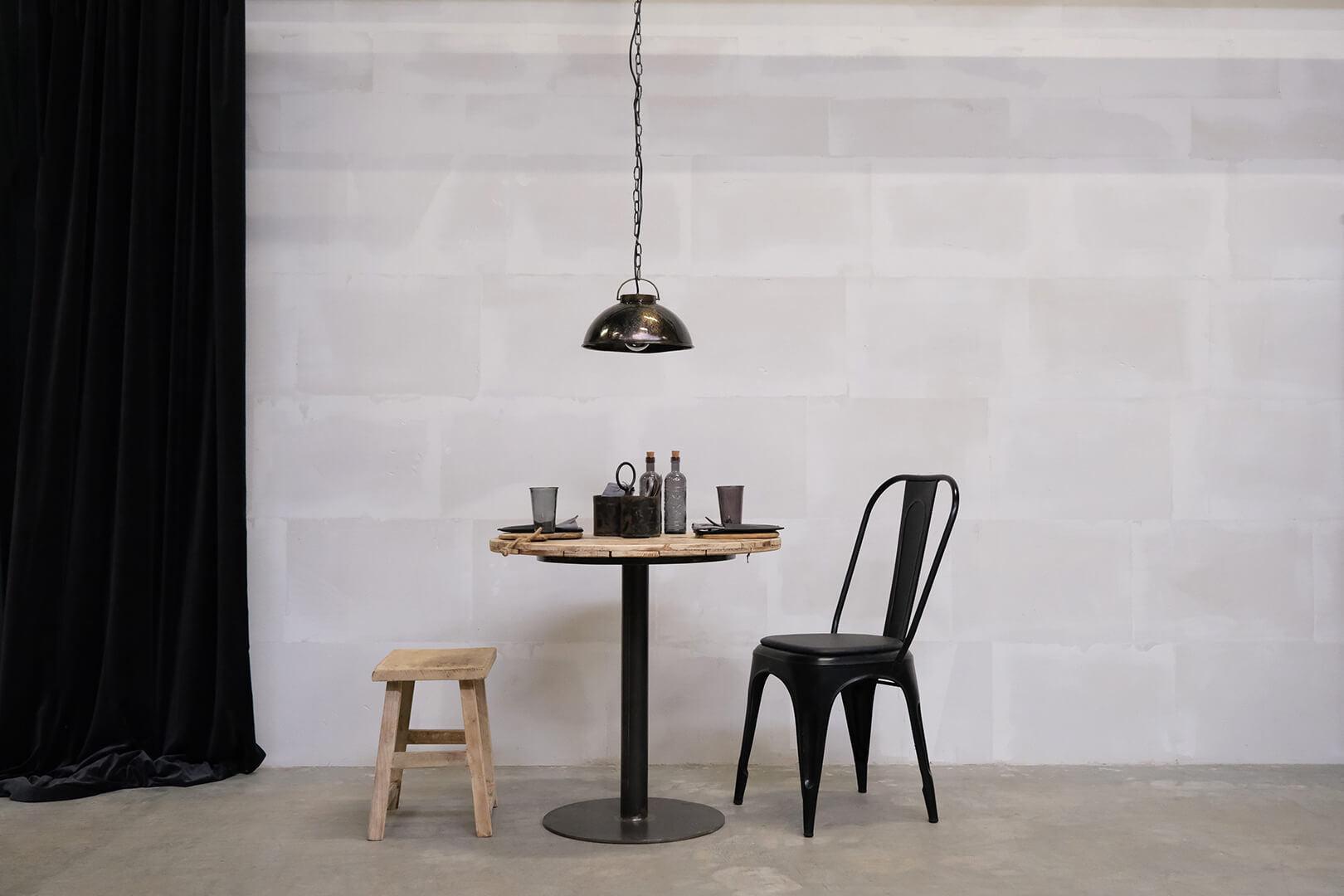 Hängelampe Thormann klein - Dunkelblau marmoriert-Hängelampen-Trademark Living-le canapé