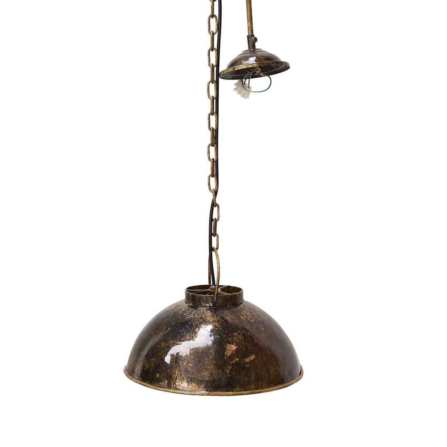 Hängelampe Thormann klein - Dunkelblau marmoriert-Hängelampen-Trademark Living-le canapé