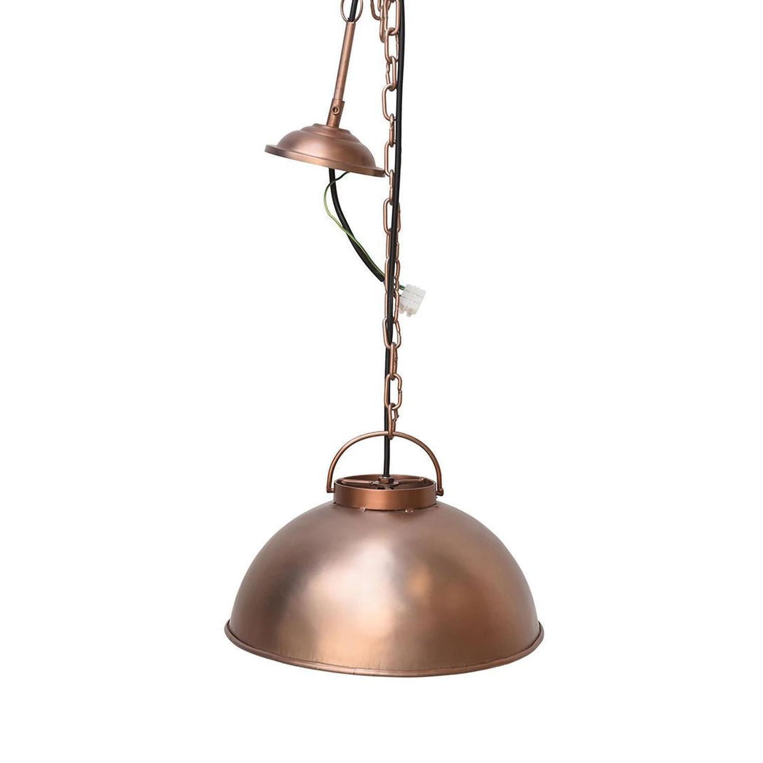 Hängelampe Thormann klein - Kupfer Matt-Hängelampen-Trademark Living-le canapé