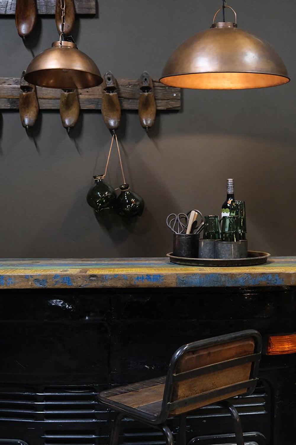 Hängelampe Thormann - Kupfer-Hängelampen-Trademark Living-le canapé