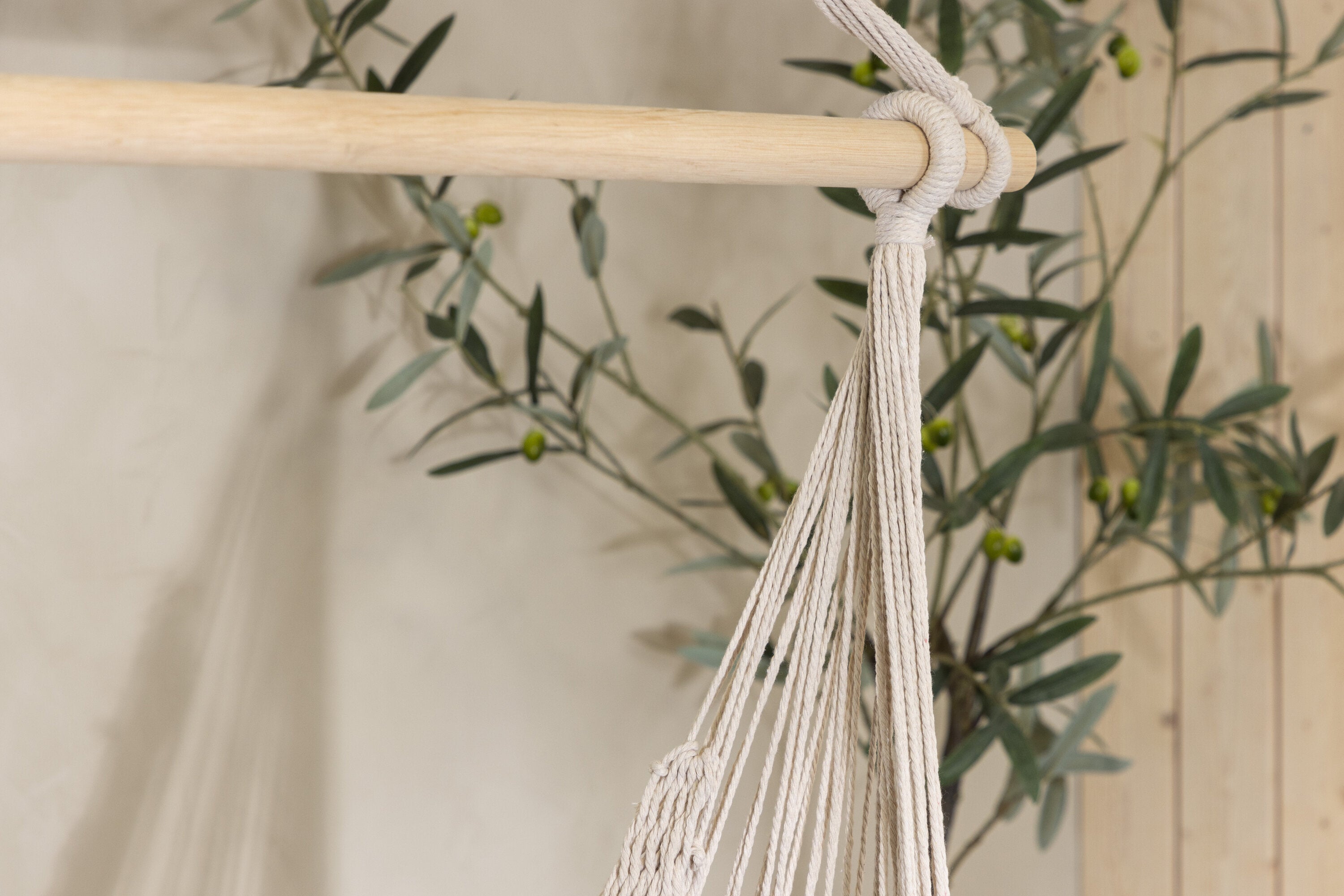 Hängesessel Kalino aus Baumwolle - Cremeweiß-Outdoor Sessel-Venture Home-le canapé
