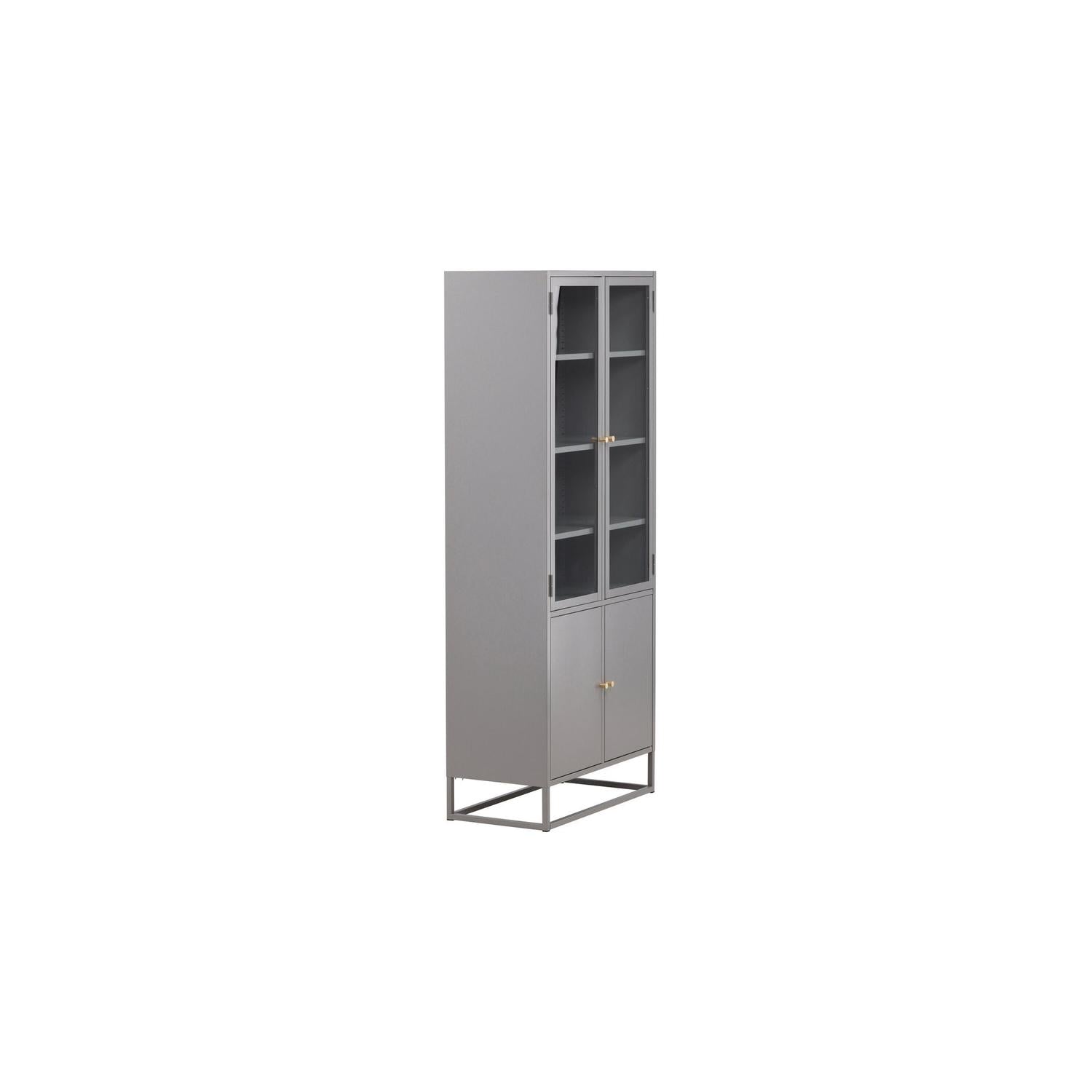 Highboard Bakal - Hellgrau-Highboards-Venture Home-le canapé
