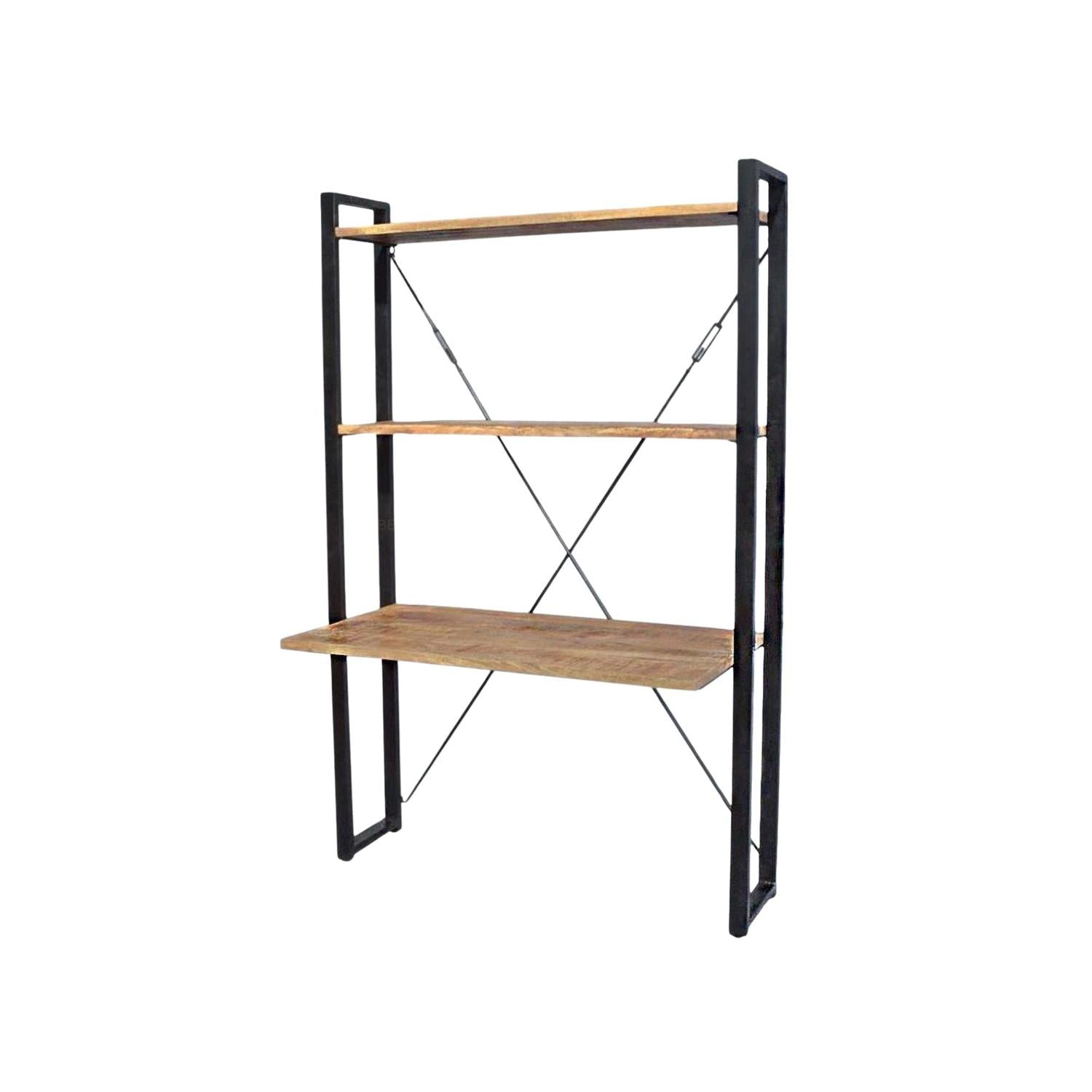 Highboard Britt mit Schreibtischfunktion 200cm - Hellbraun-Highboards-Benoa-le canapé