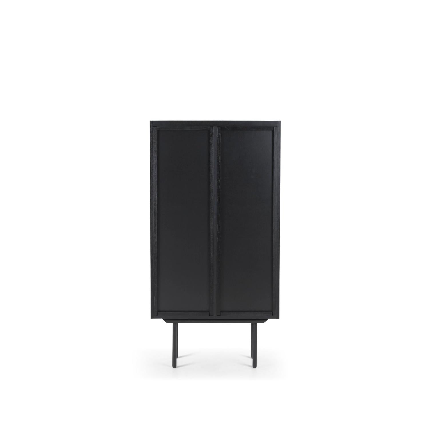 Highboard Louvre - Schwarz-Highboards-Njordec-le canapé