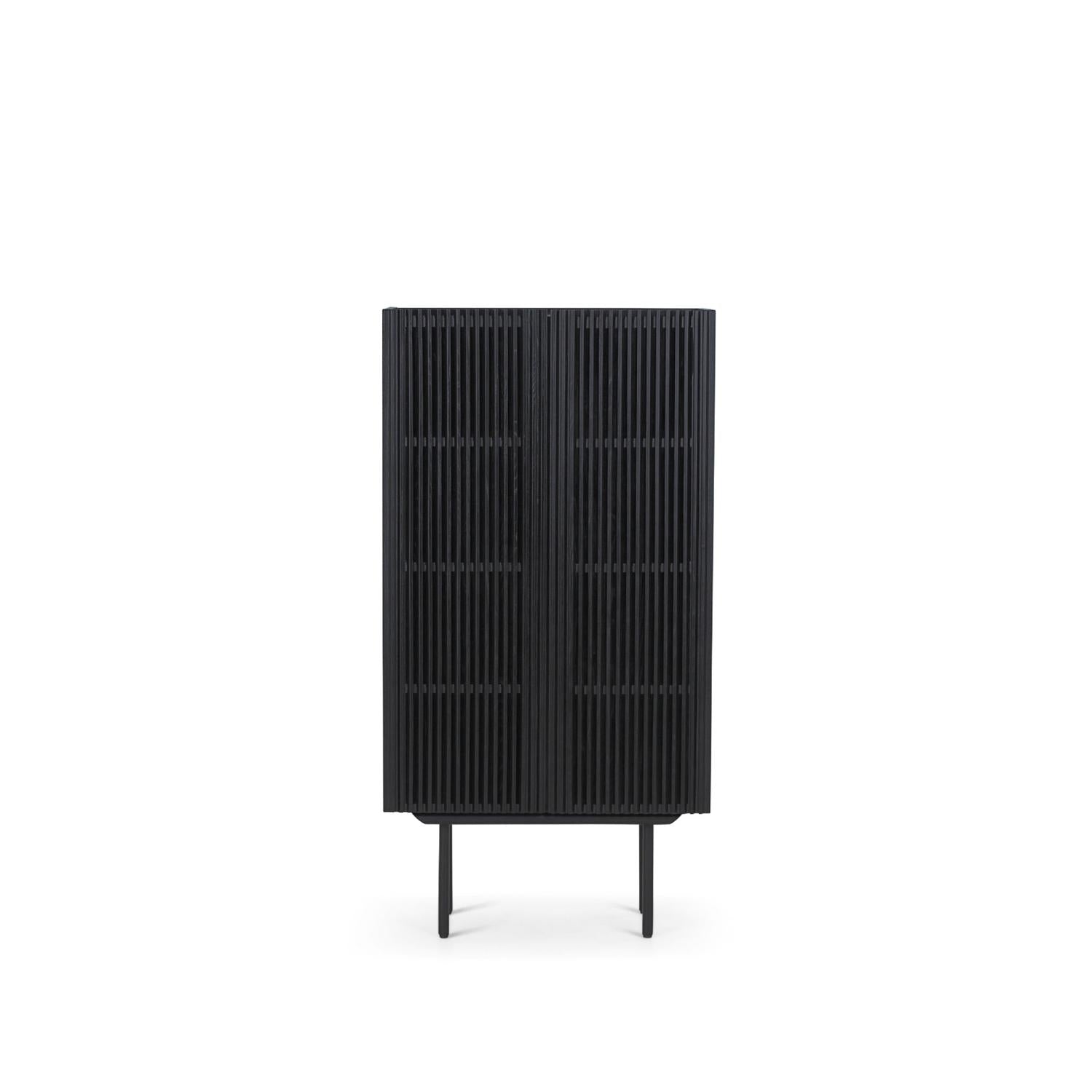 Highboard Louvre - Schwarz-Highboards-Njordec-le canapé