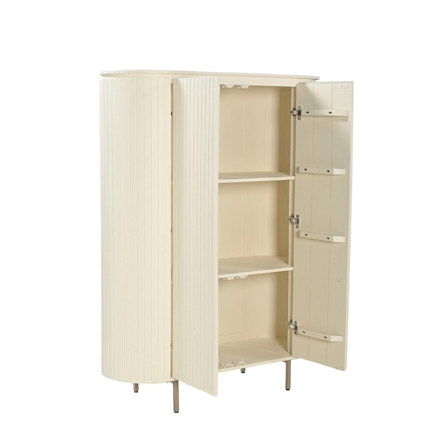 Highboard Patou 151cm - Cremeweiß-Highboards-Livingfurn-le canapé