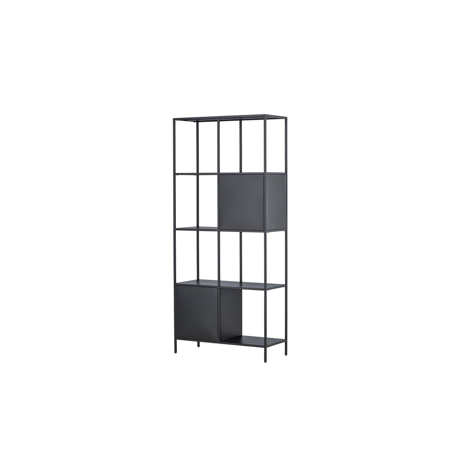 Highboard Porto Seguro 180cm - Schwarz-Highboards-Venture Home-le canapé
