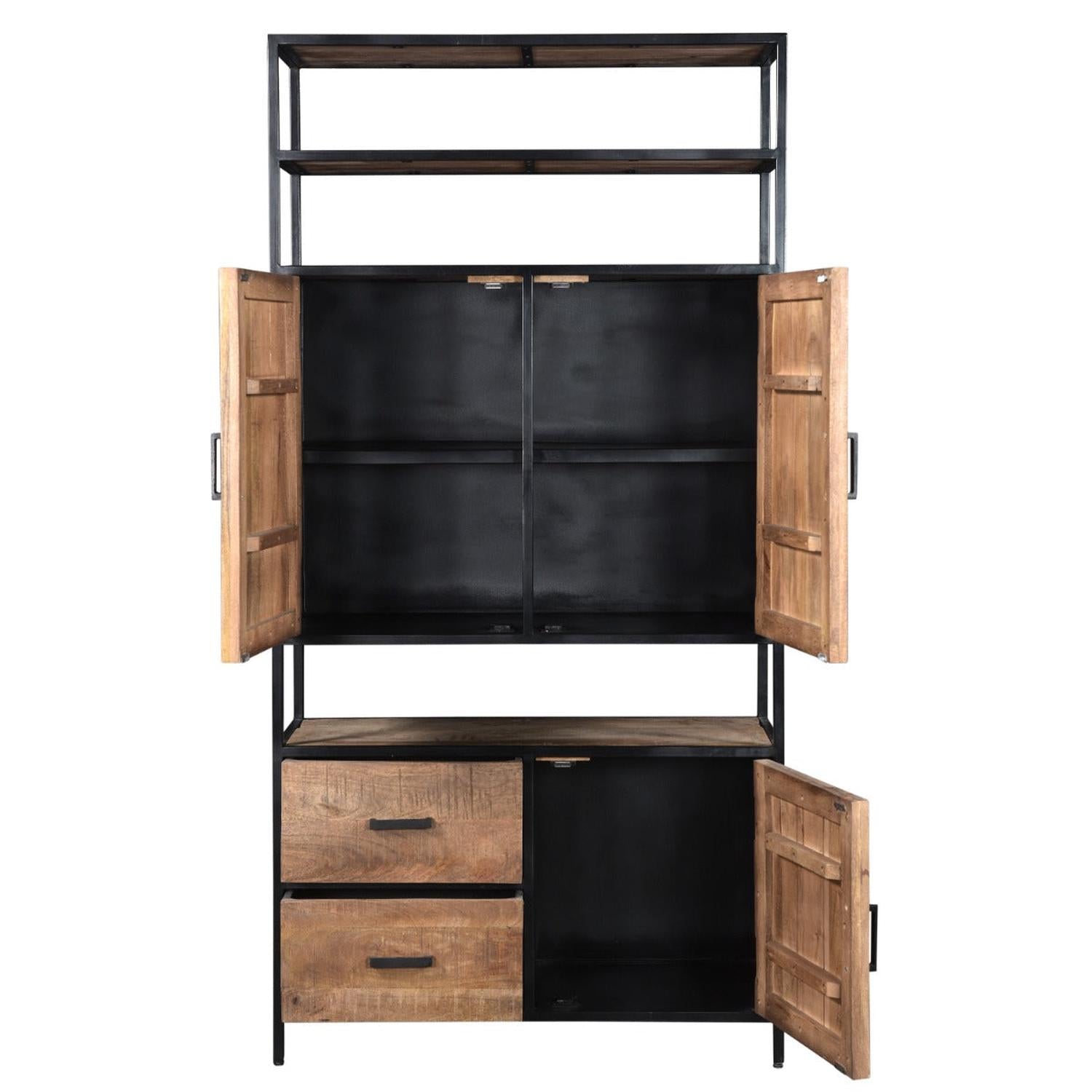 Highboard Sturdy 100*200cm - Hellbraun-Highboards-Livingfurn-le canapé