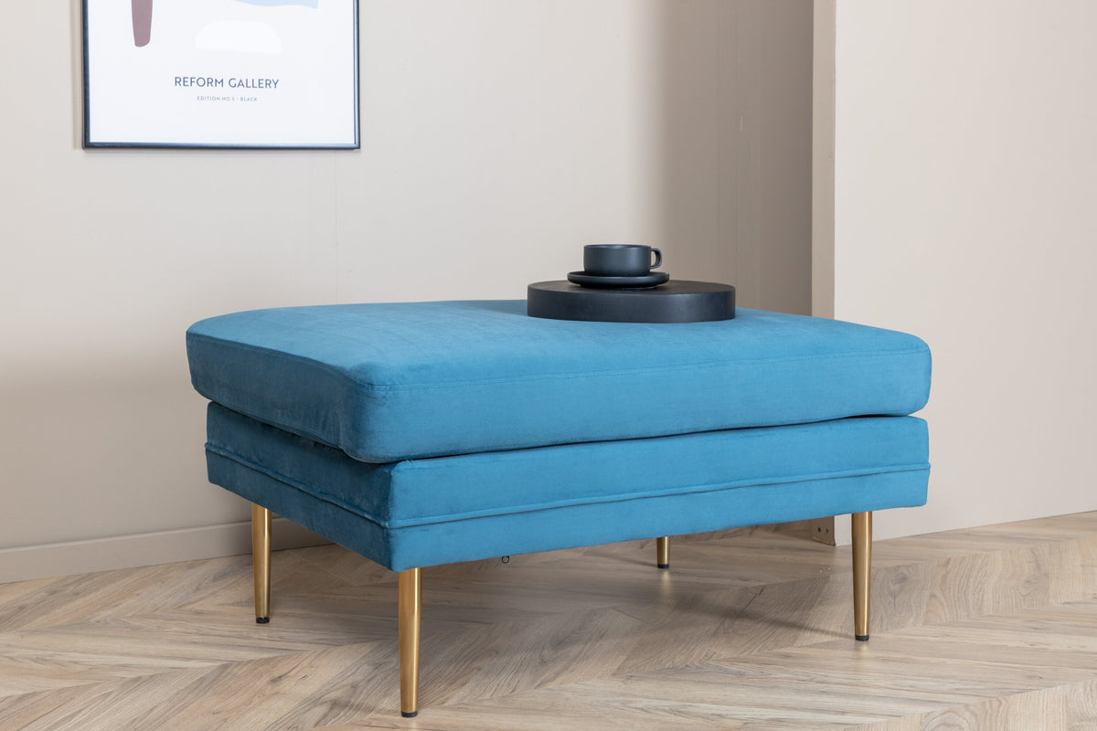 Hocker Boom - Blau-Poufs-Venture Home-le canapé