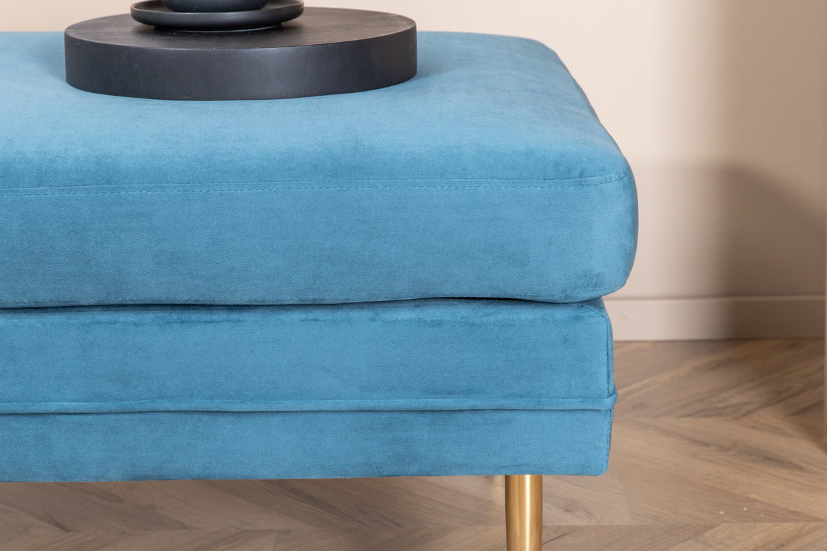 Hocker Boom - Blau-Poufs-Venture Home-le canapé
