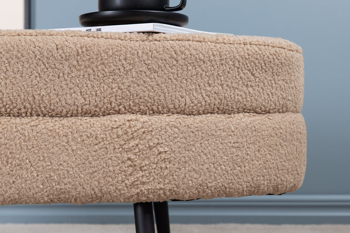 Hocker Otto - Beige-Poufs-Venture Home-le canapé