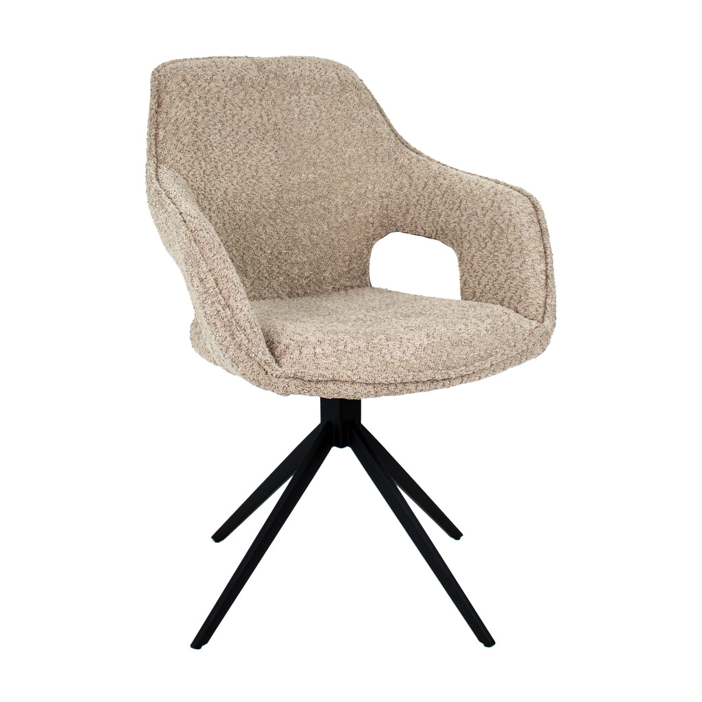 Dreshtuhl Zara - Beige-Esszimmerstuhl-le canapé