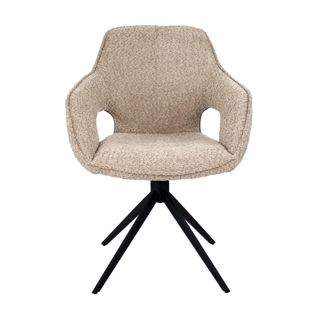 Dreshtuhl Zara - Beige-Esszimmerstuhl-le canapé