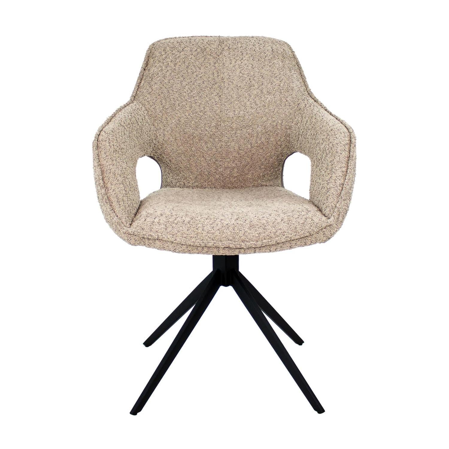 Dreshtuhl Zara - Beige-Esszimmerstuhl-le canapé