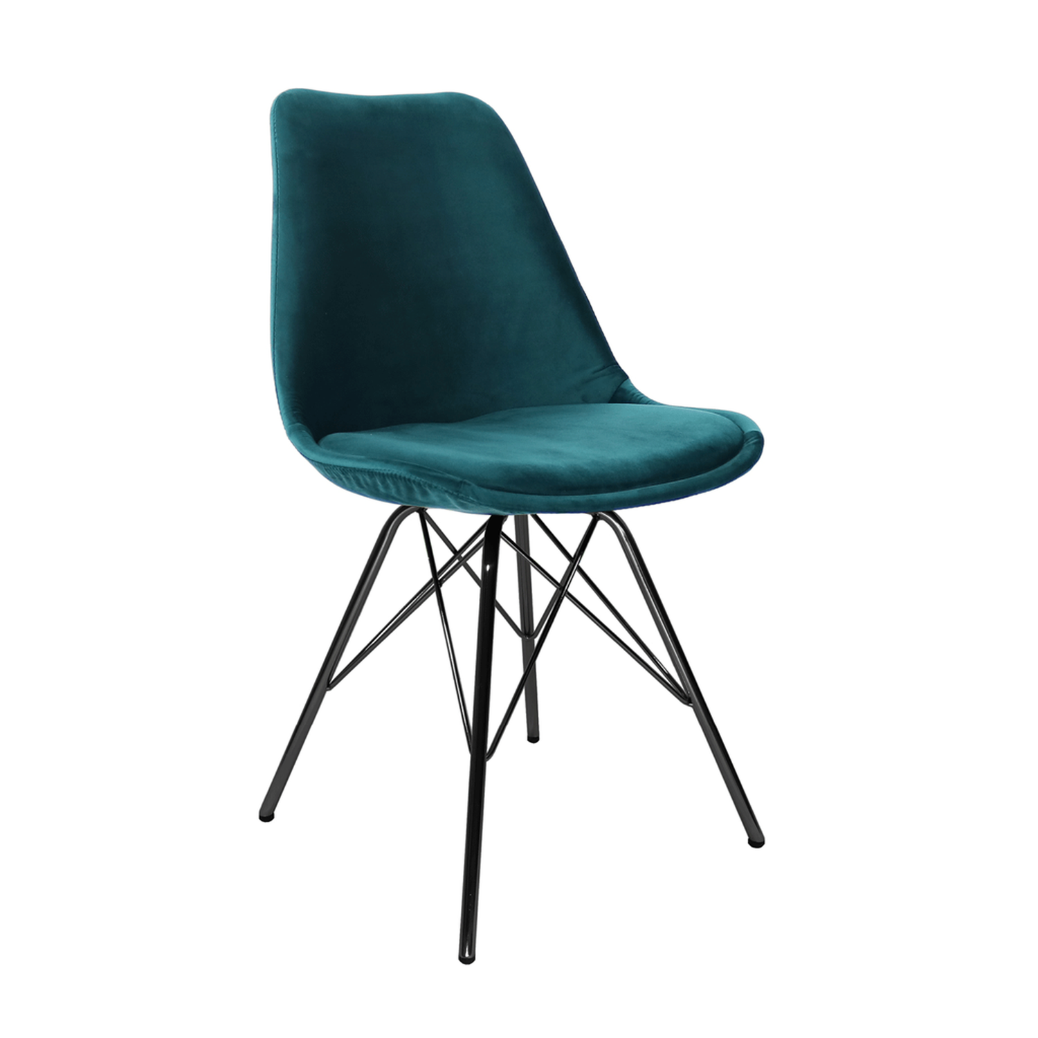 Esszimmerstuhl Velvet - Blau-Esszimmerstuhl-le canapé